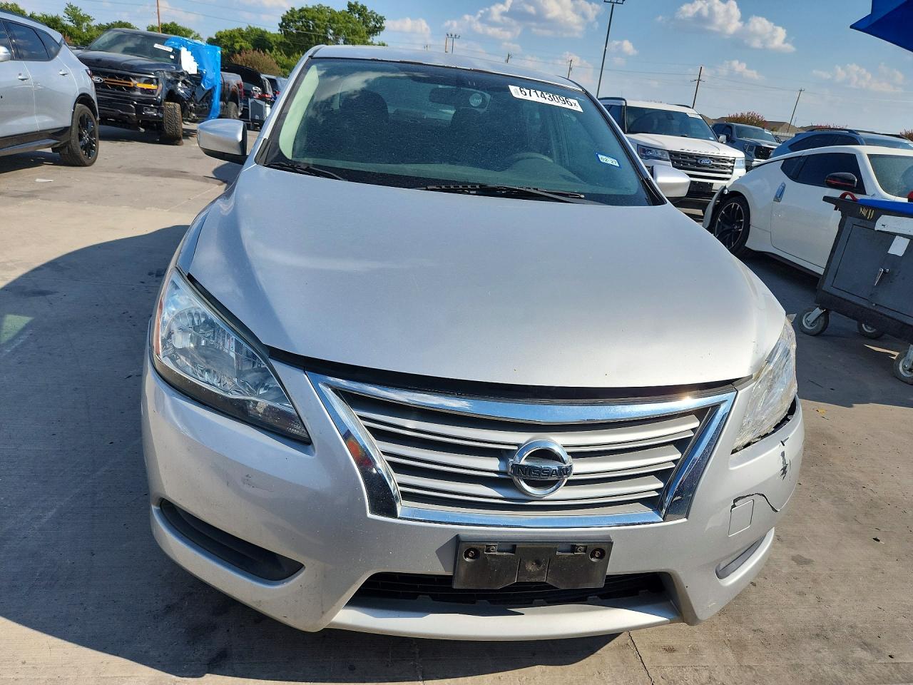 2015 Nissan Sentra Sv Gray vin: 3N1AB7AP1FY258693