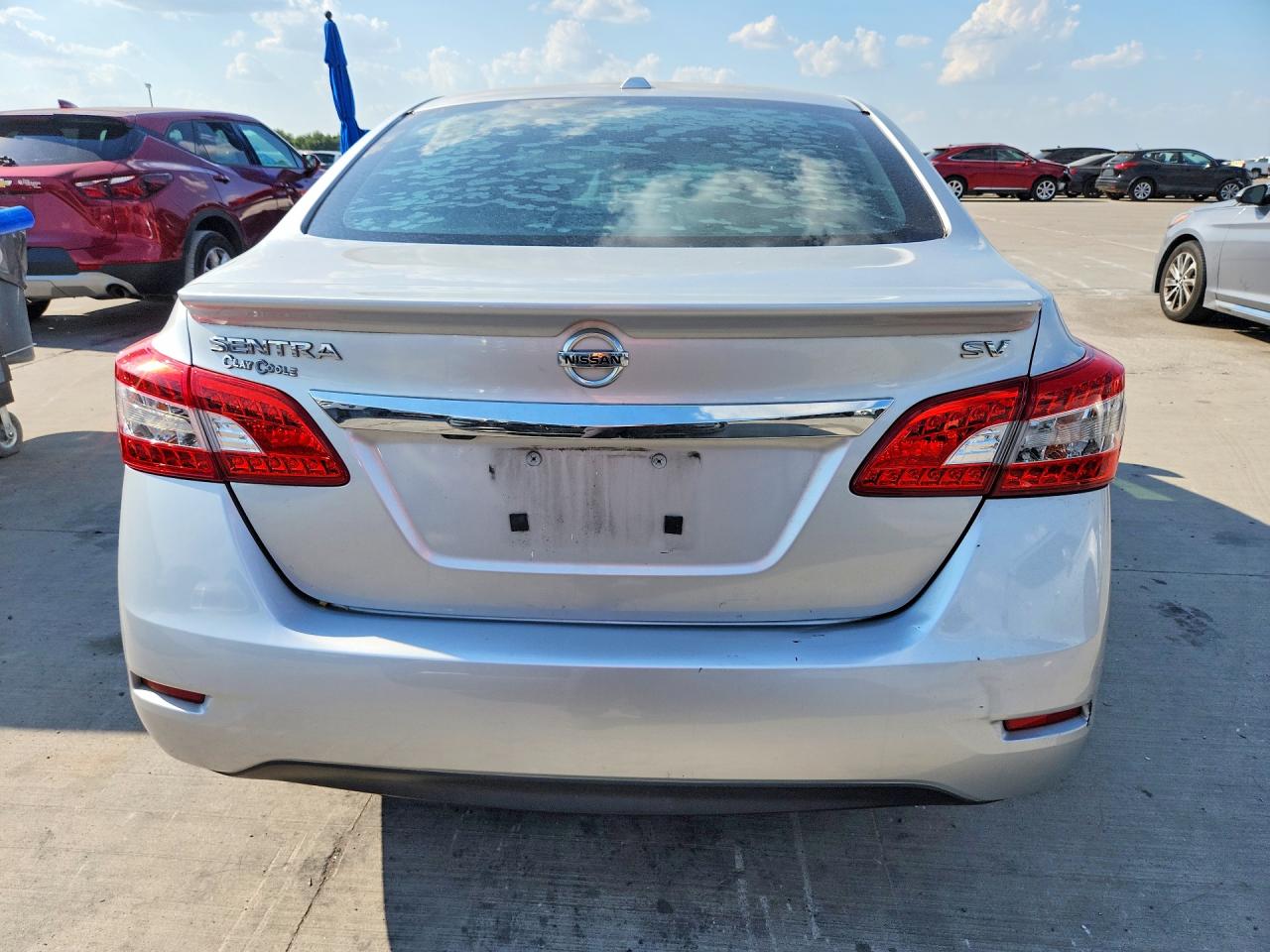 2015 Nissan Sentra Sv Gray vin: 3N1AB7AP1FY258693