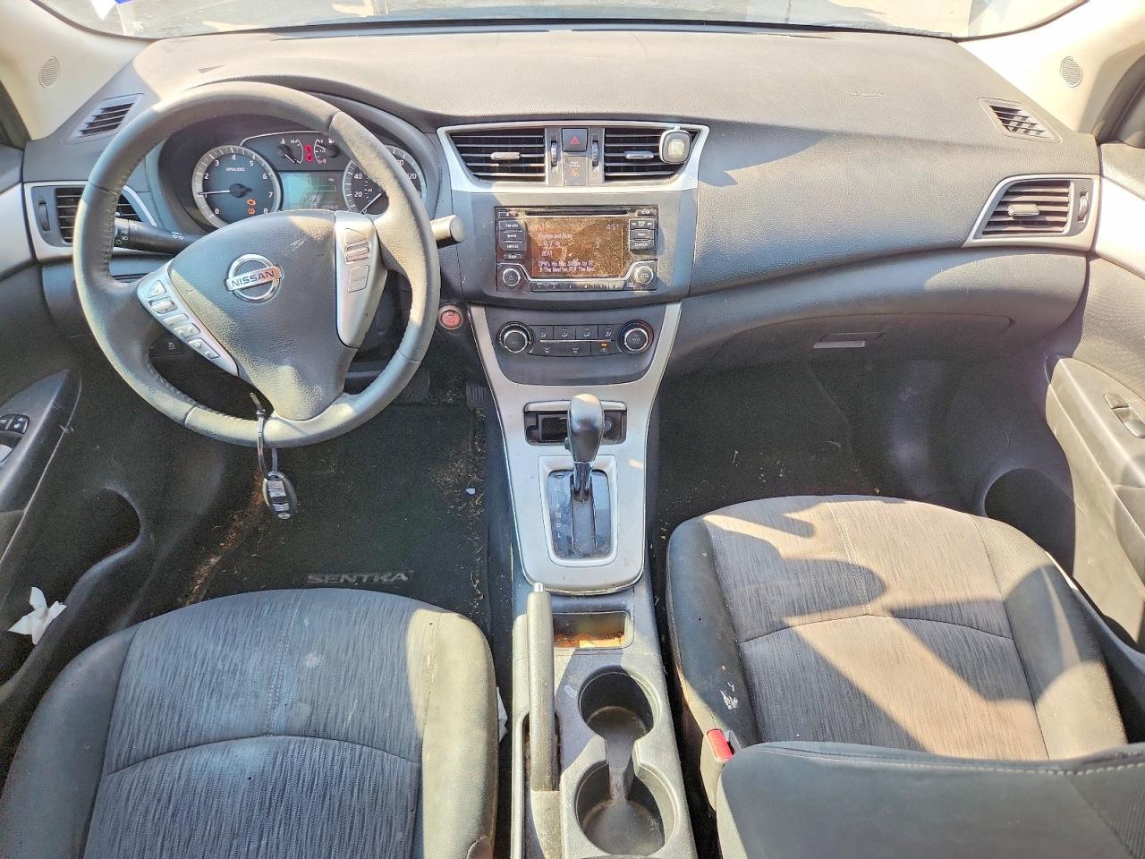 2015 Nissan Sentra Sv Gray vin: 3N1AB7AP1FY258693