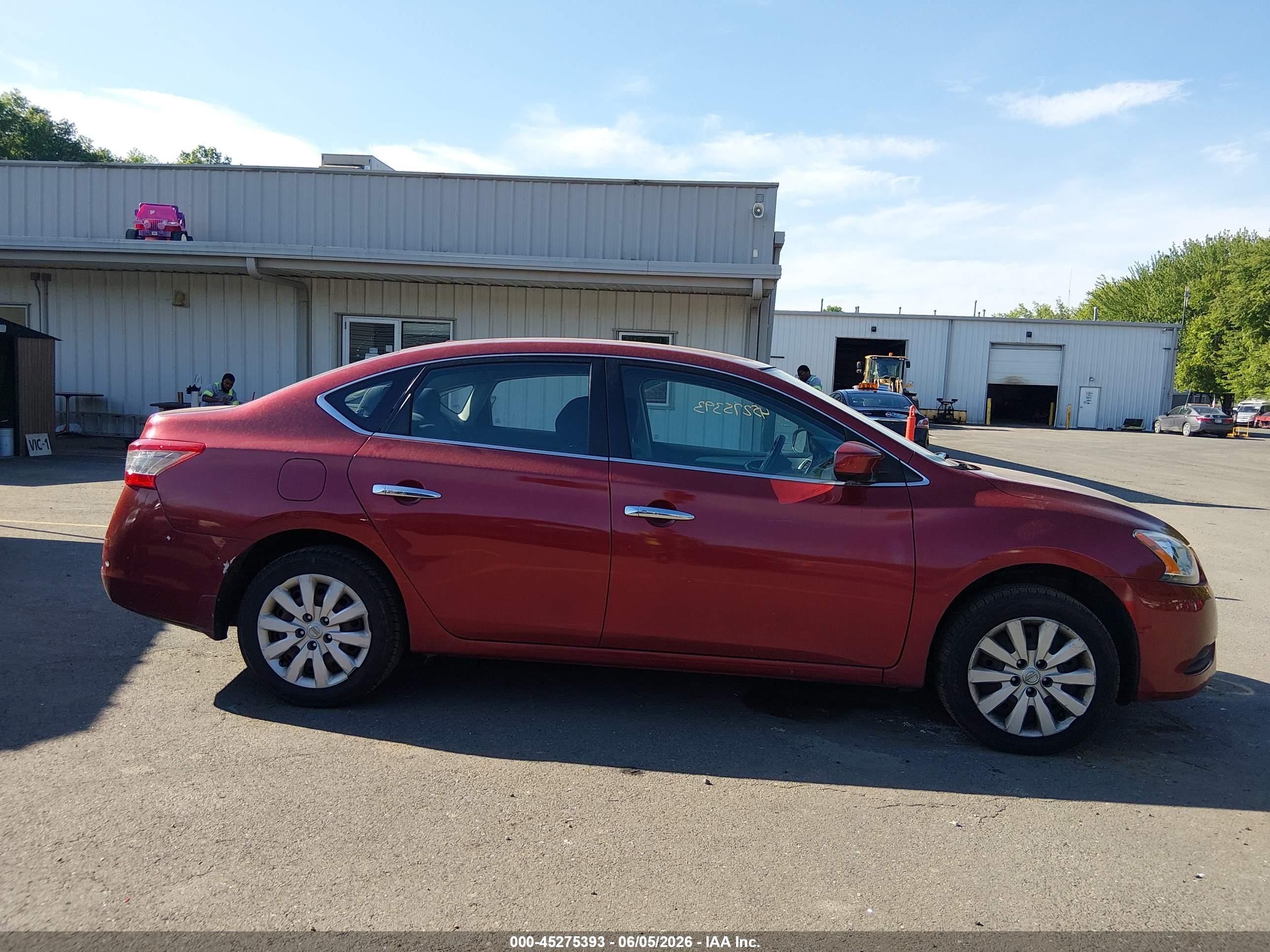 2015 Nissan Sentra Fe+ S/s/sl/sr/sv Бордовый vin: 3N1AB7AP1FY261738