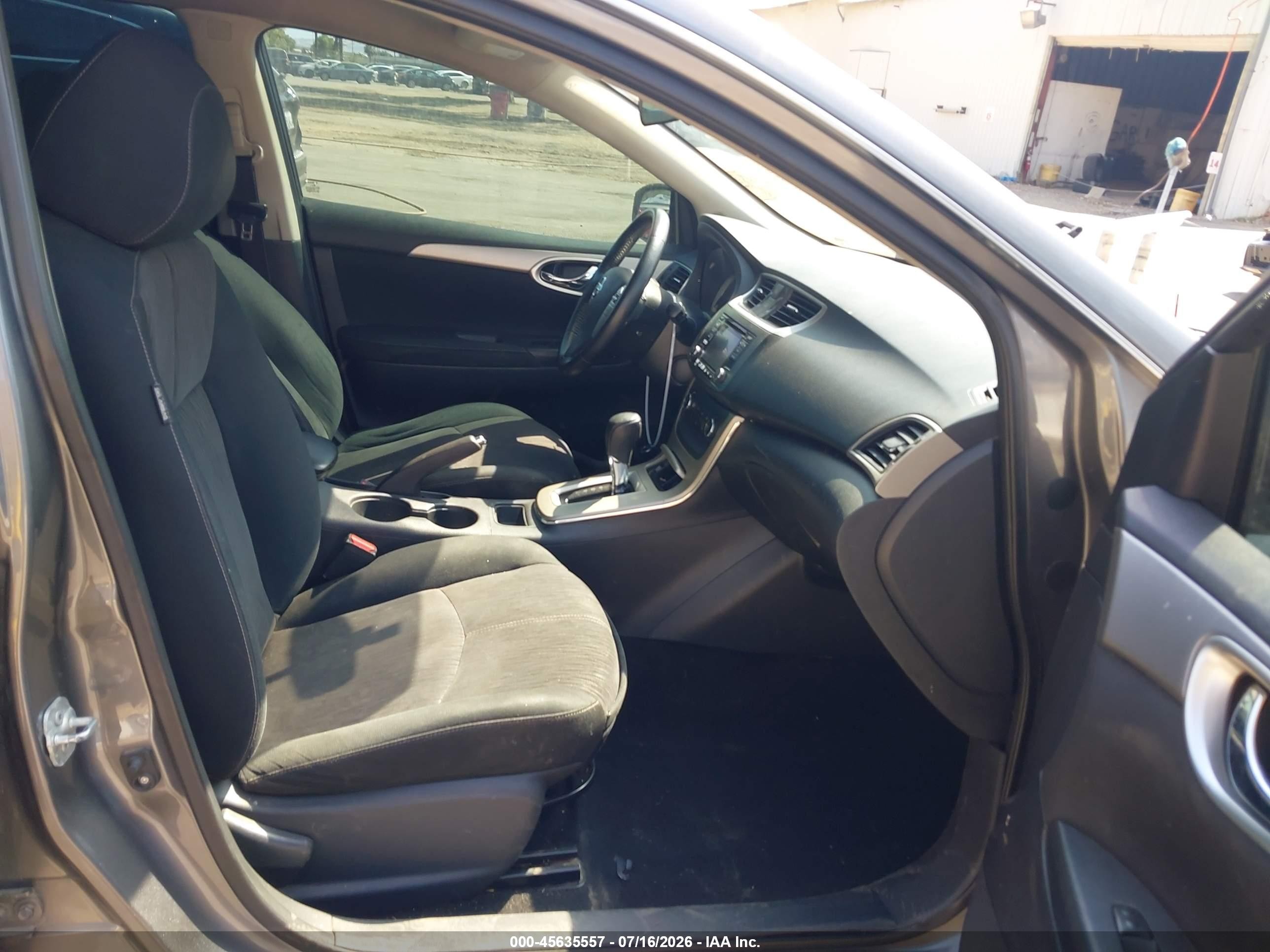2015 Nissan Sentra Fe+ S/s/sl/sr/sv Gray vin: 3N1AB7AP1FY262789