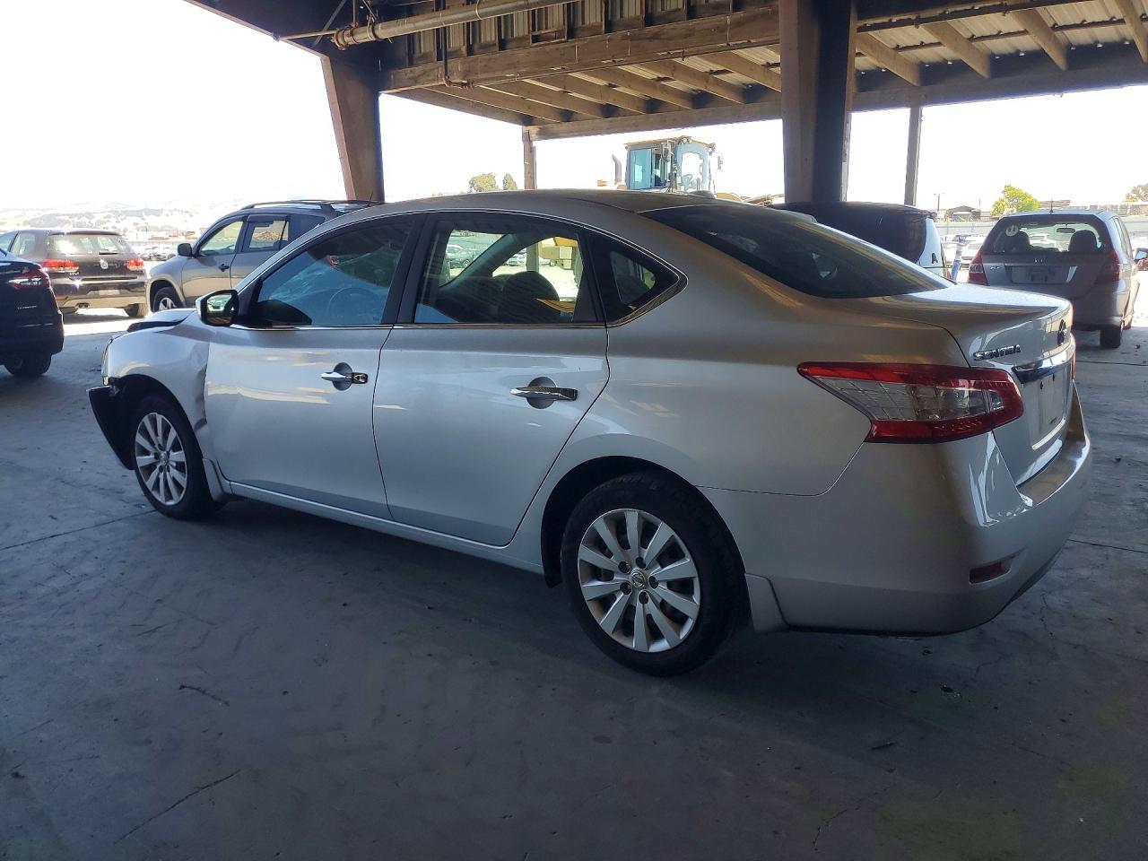 2015 Nissan Sentra Sv Silver vin: 3N1AB7AP1FY264817
