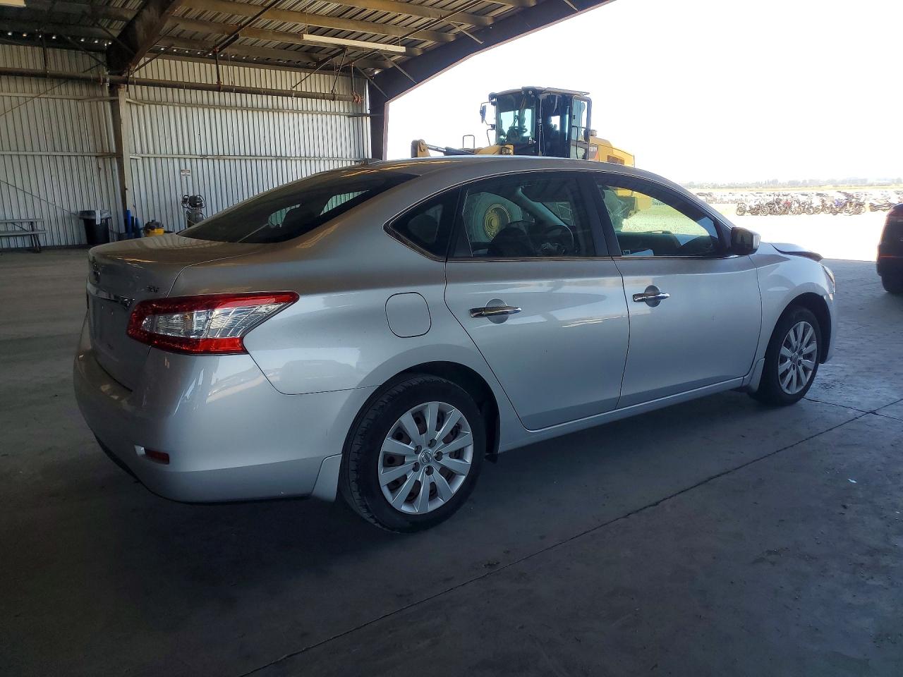2015 Nissan Sentra Sv Silver vin: 3N1AB7AP1FY264817