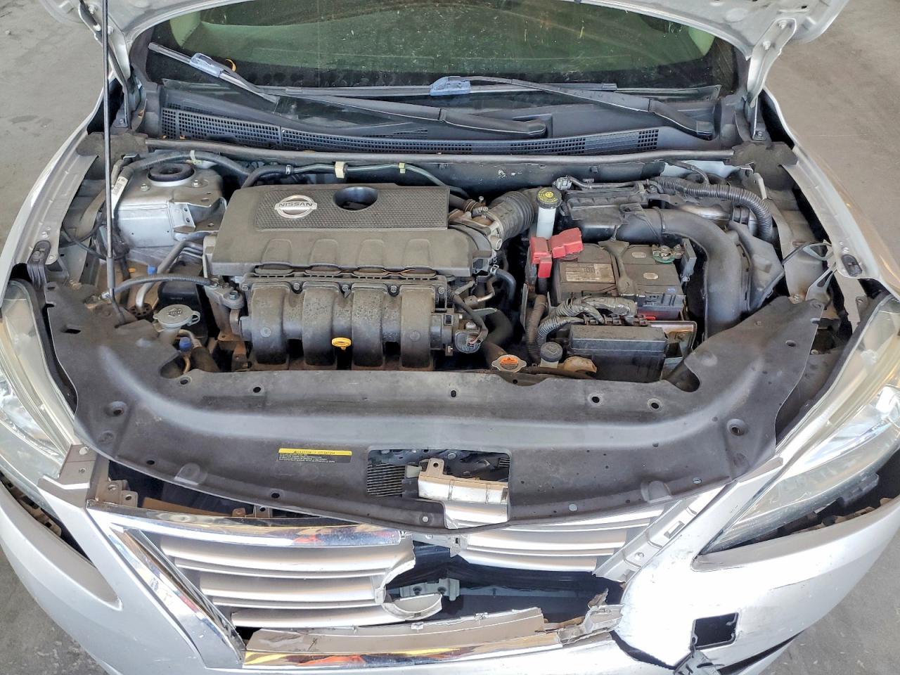 2015 Nissan Sentra Sv Silver vin: 3N1AB7AP1FY264817