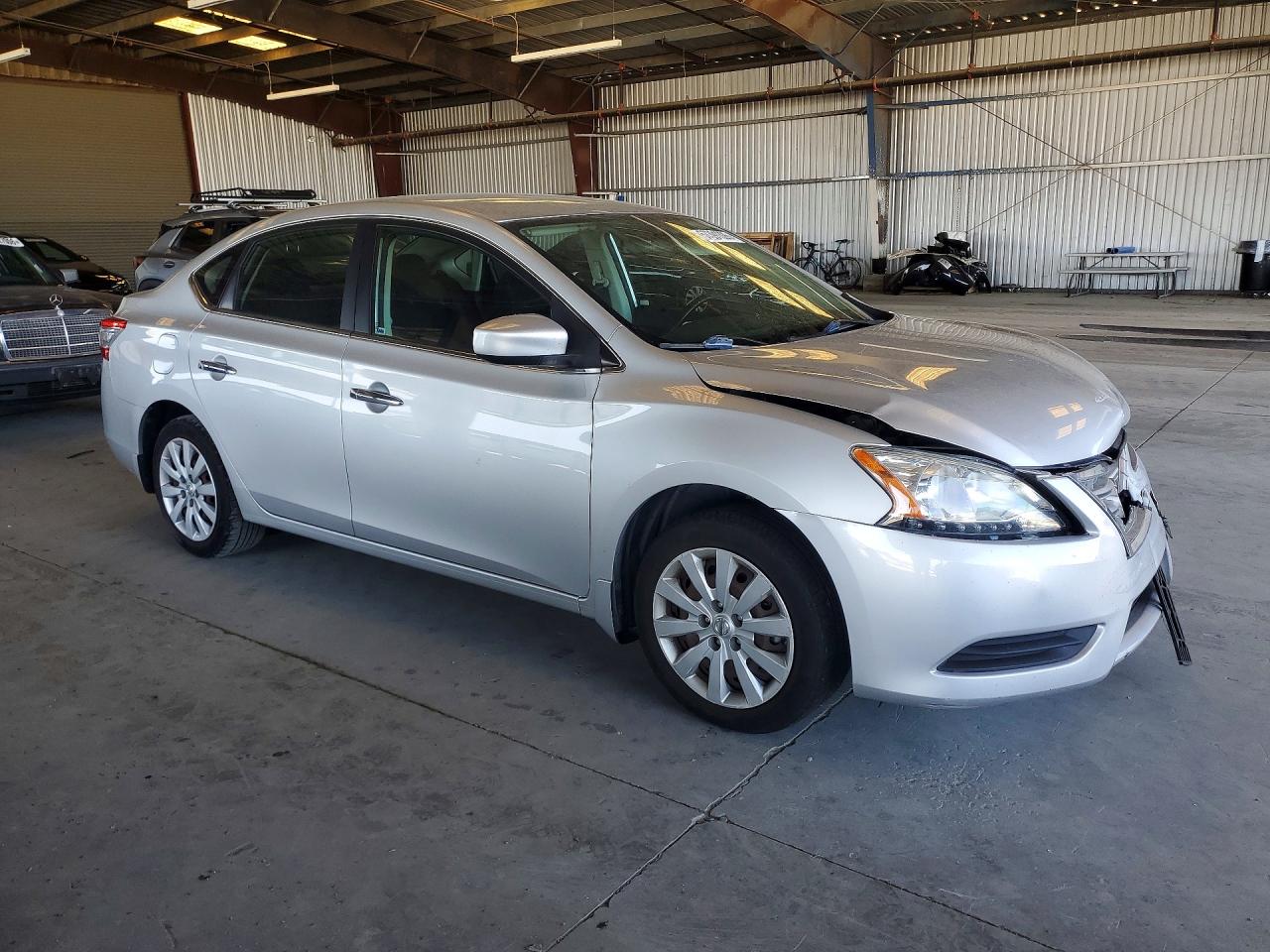 2015 Nissan Sentra Sv Silver vin: 3N1AB7AP1FY264817