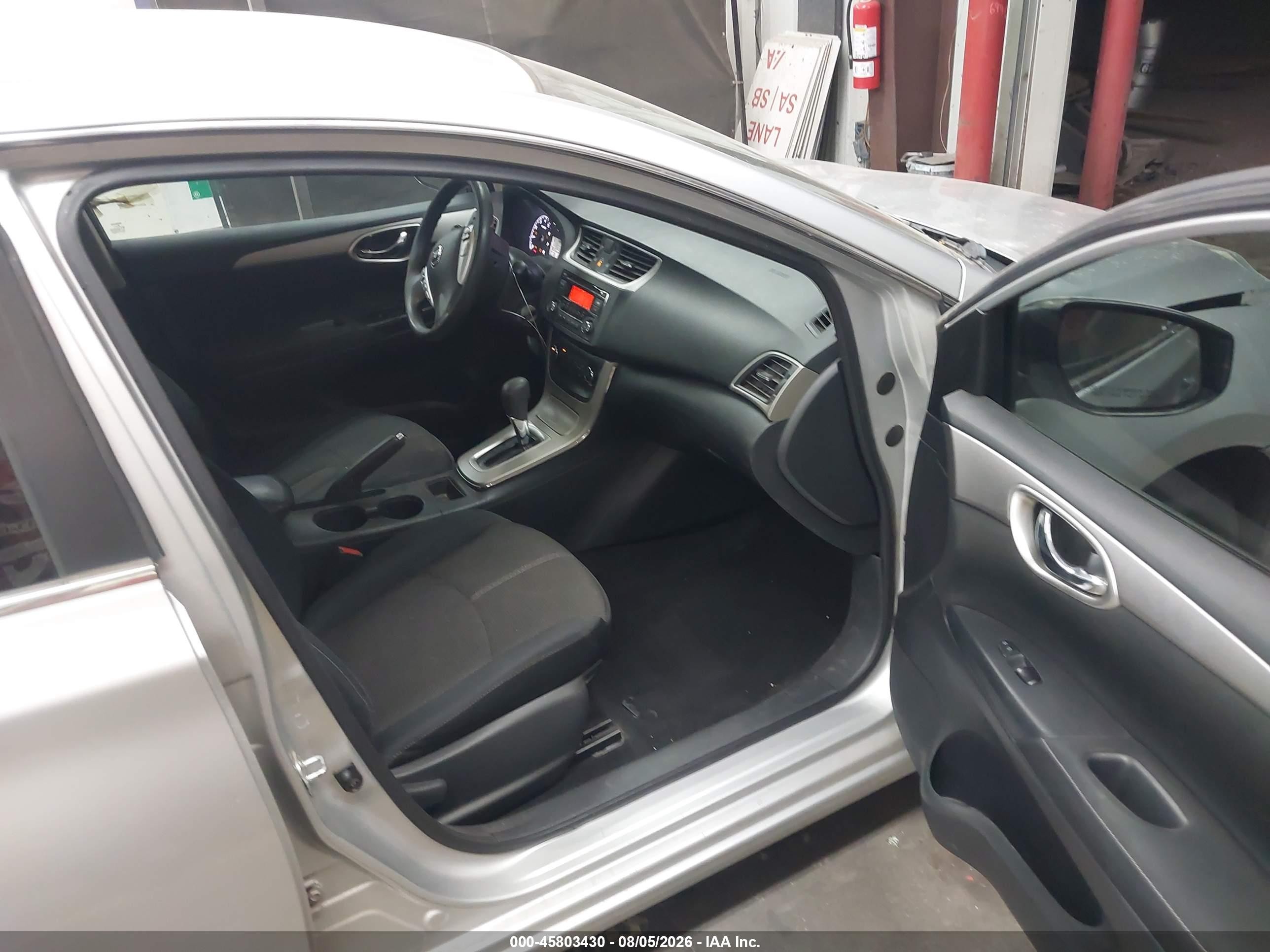 2015 Nissan Sentra S Gray vin: 3N1AB7AP1FY267586