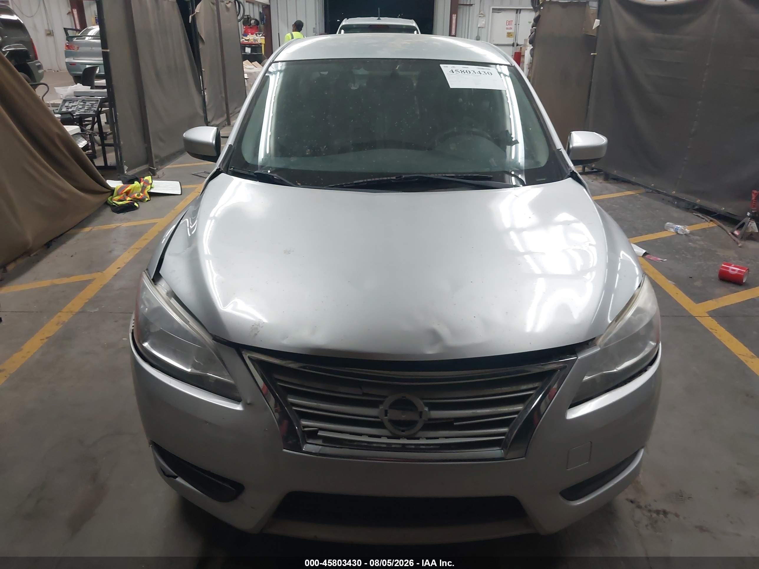 2015 Nissan Sentra S Gray vin: 3N1AB7AP1FY267586