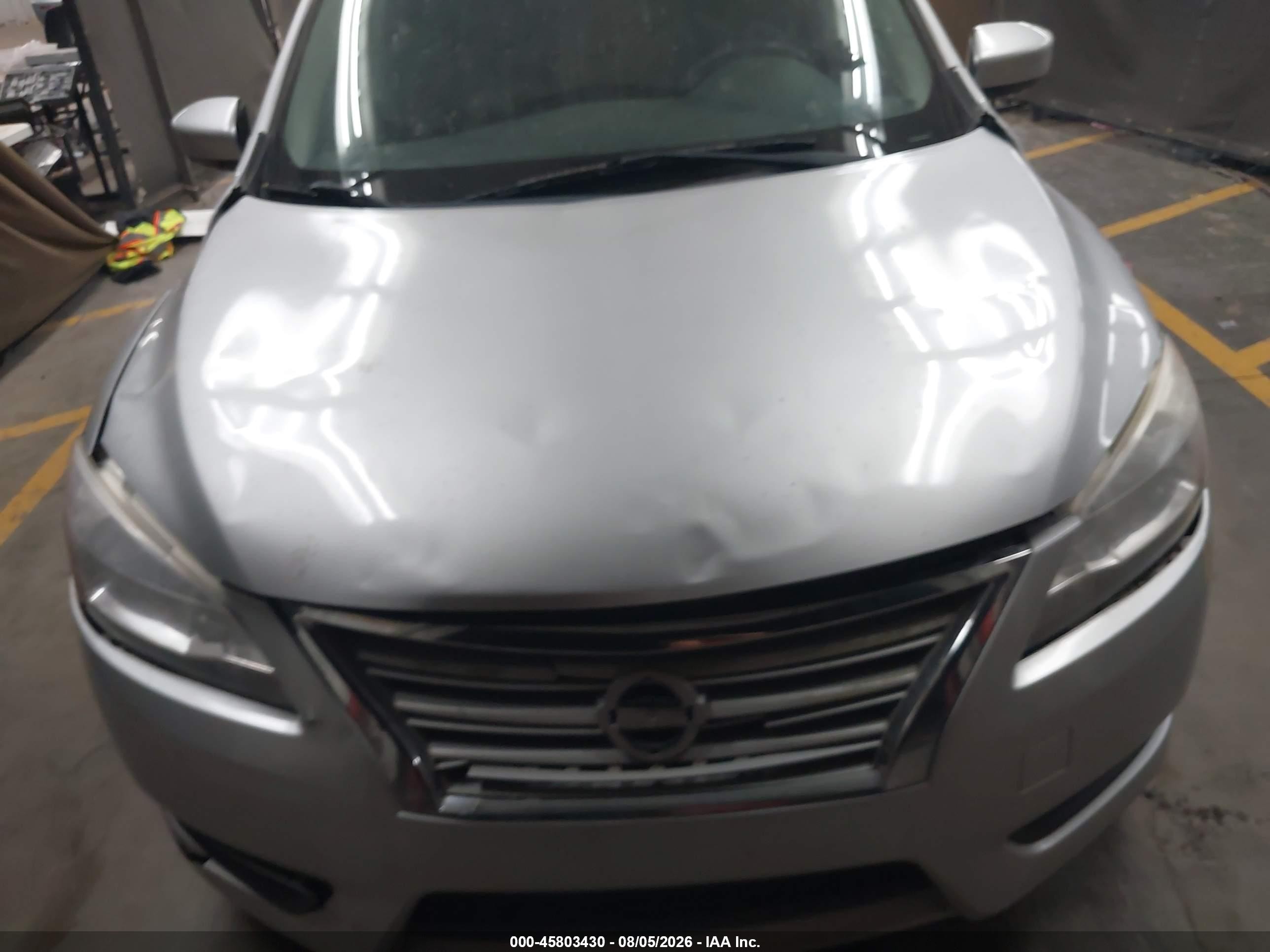 2015 Nissan Sentra S Gray vin: 3N1AB7AP1FY267586