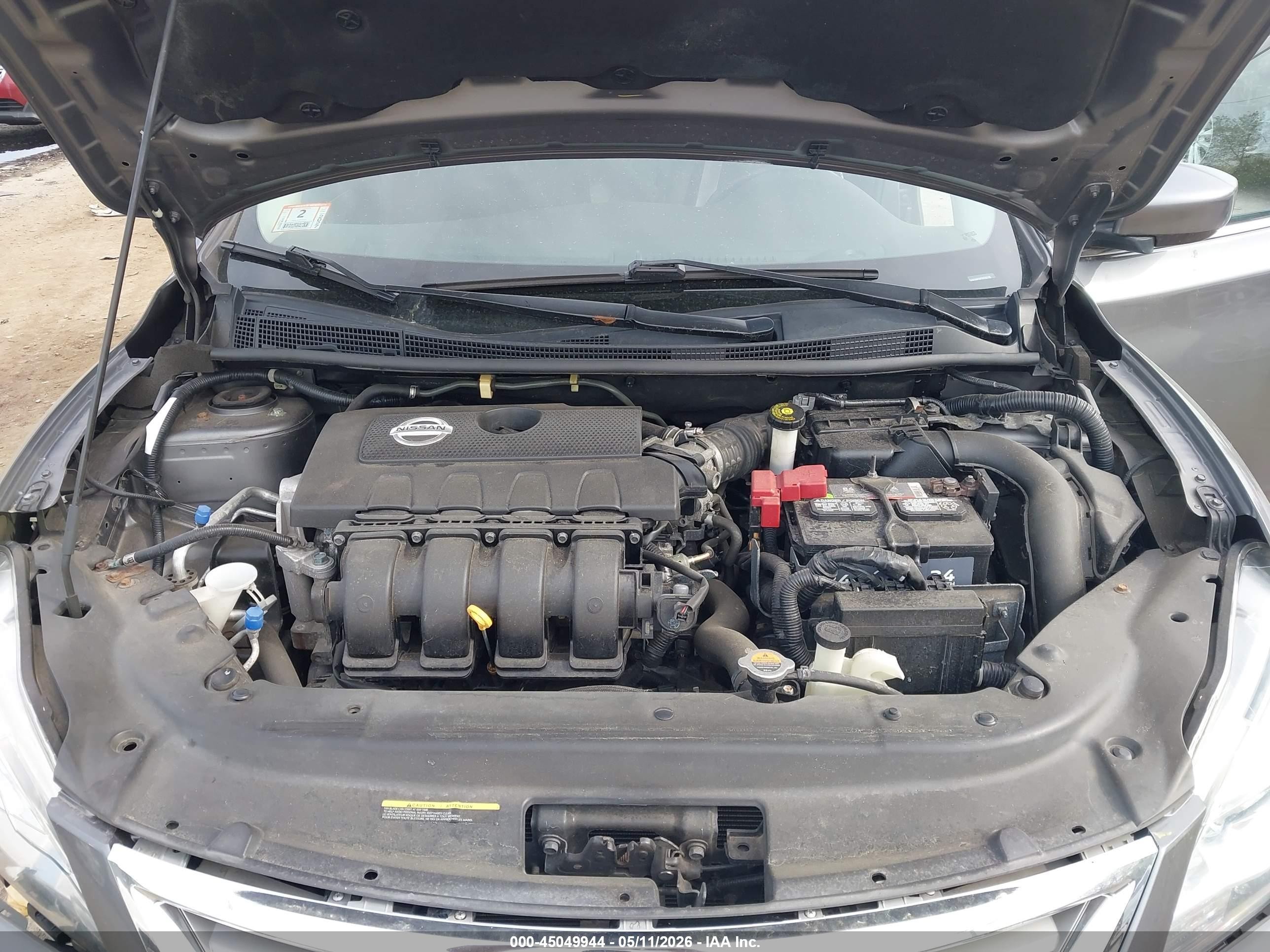 2015 Nissan Sentra S Gray vin: 3N1AB7AP1FY278118