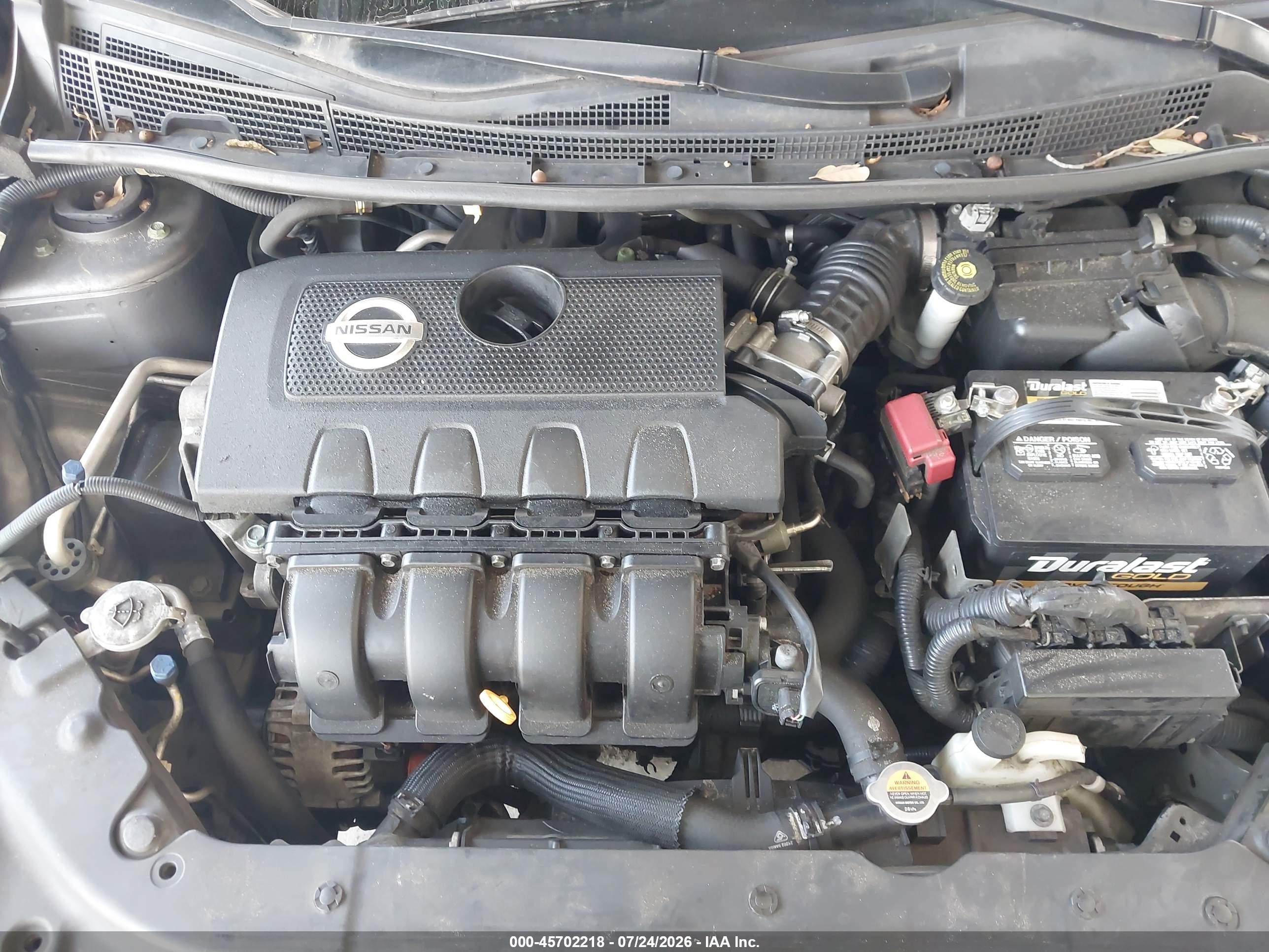 2015 Nissan Sentra S Gray vin: 3N1AB7AP1FY279348