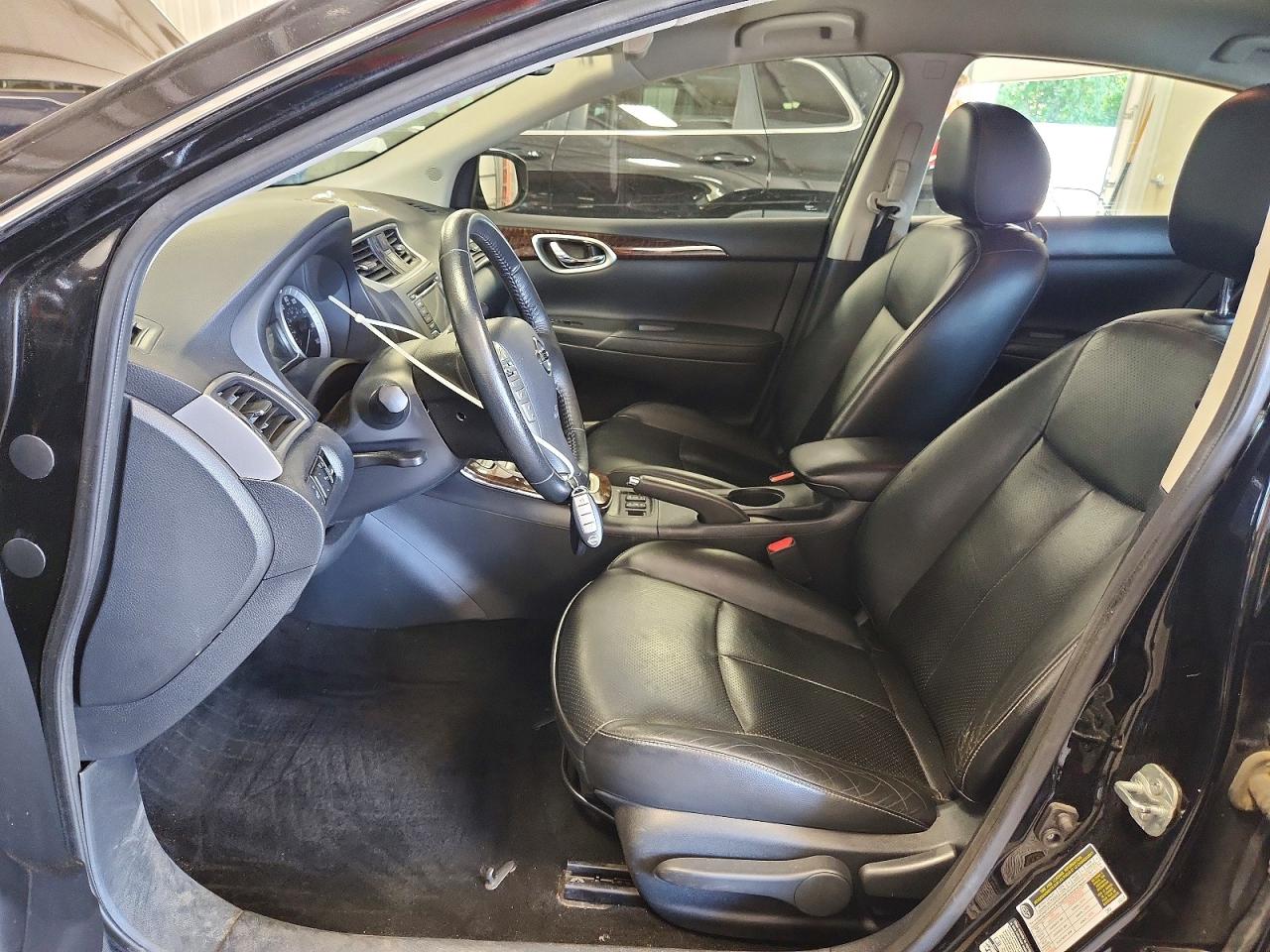 2015 Nissan Sentra Sl Black vin: 3N1AB7AP1FY298675