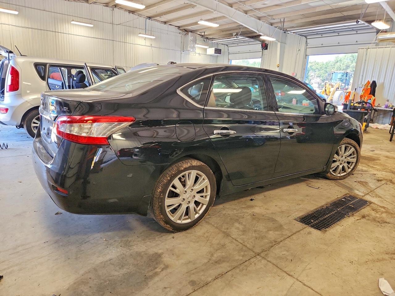 2015 Nissan Sentra Sl Black vin: 3N1AB7AP1FY298675