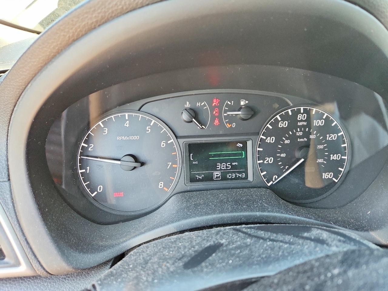 2015 Nissan Sentra S Серый vin: 3N1AB7AP1FY299602