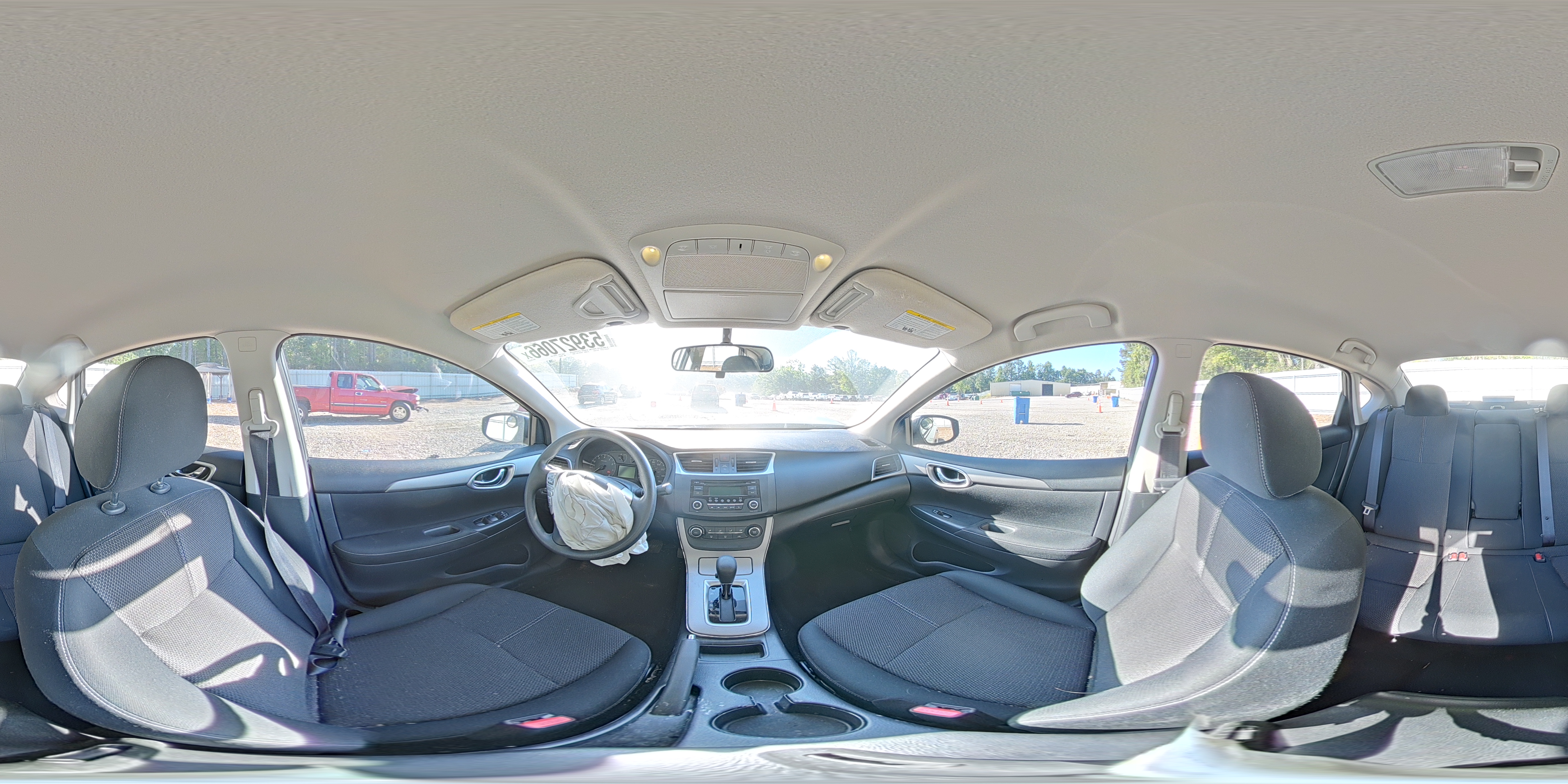 2015 Nissan Sentra S Серый vin: 3N1AB7AP1FY299602