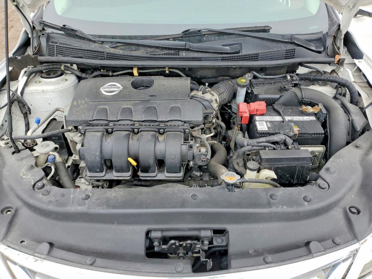 2015 Nissan Sentra S White vin: 3N1AB7AP1FY309903