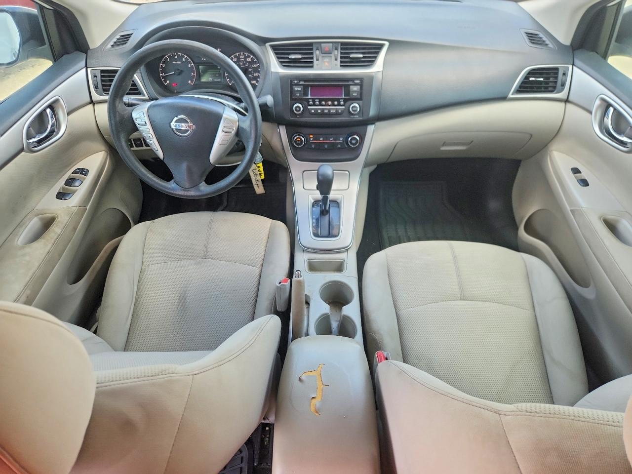 2015 Nissan Sentra S White vin: 3N1AB7AP1FY311358
