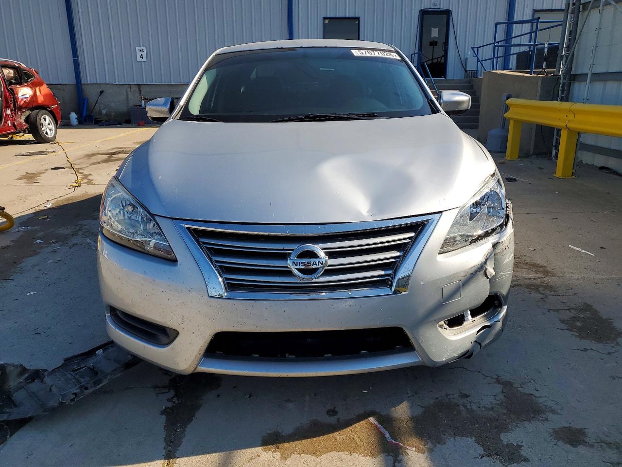 2015 Nissan Sentra Fe+ S Silver vin: 3N1AB7AP1FY311487
