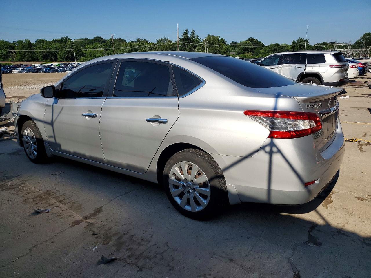 2015 Nissan Sentra Fe+ S Silver vin: 3N1AB7AP1FY311487