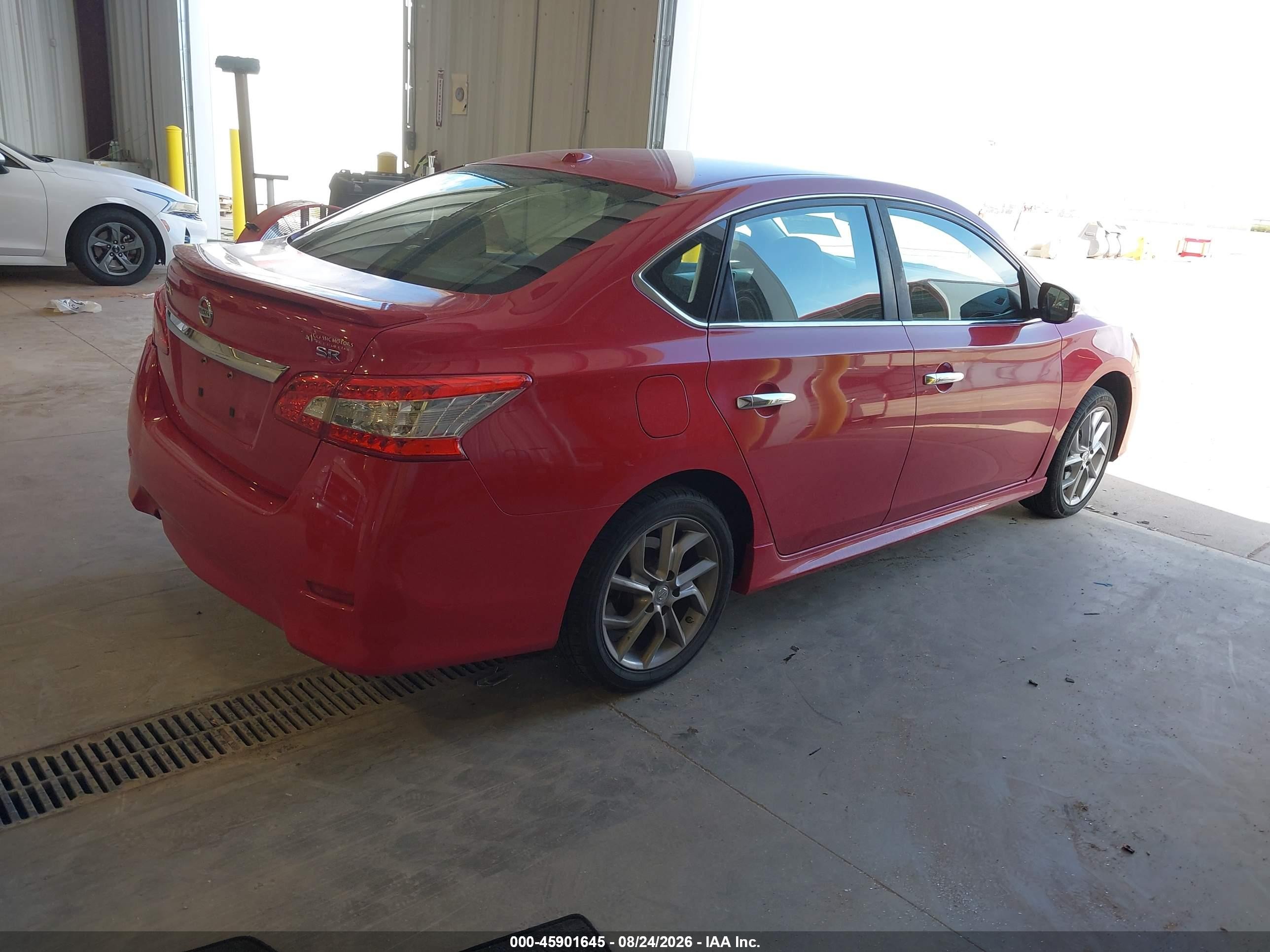 2015 Nissan Sentra Sr Red vin: 3N1AB7AP1FY314101