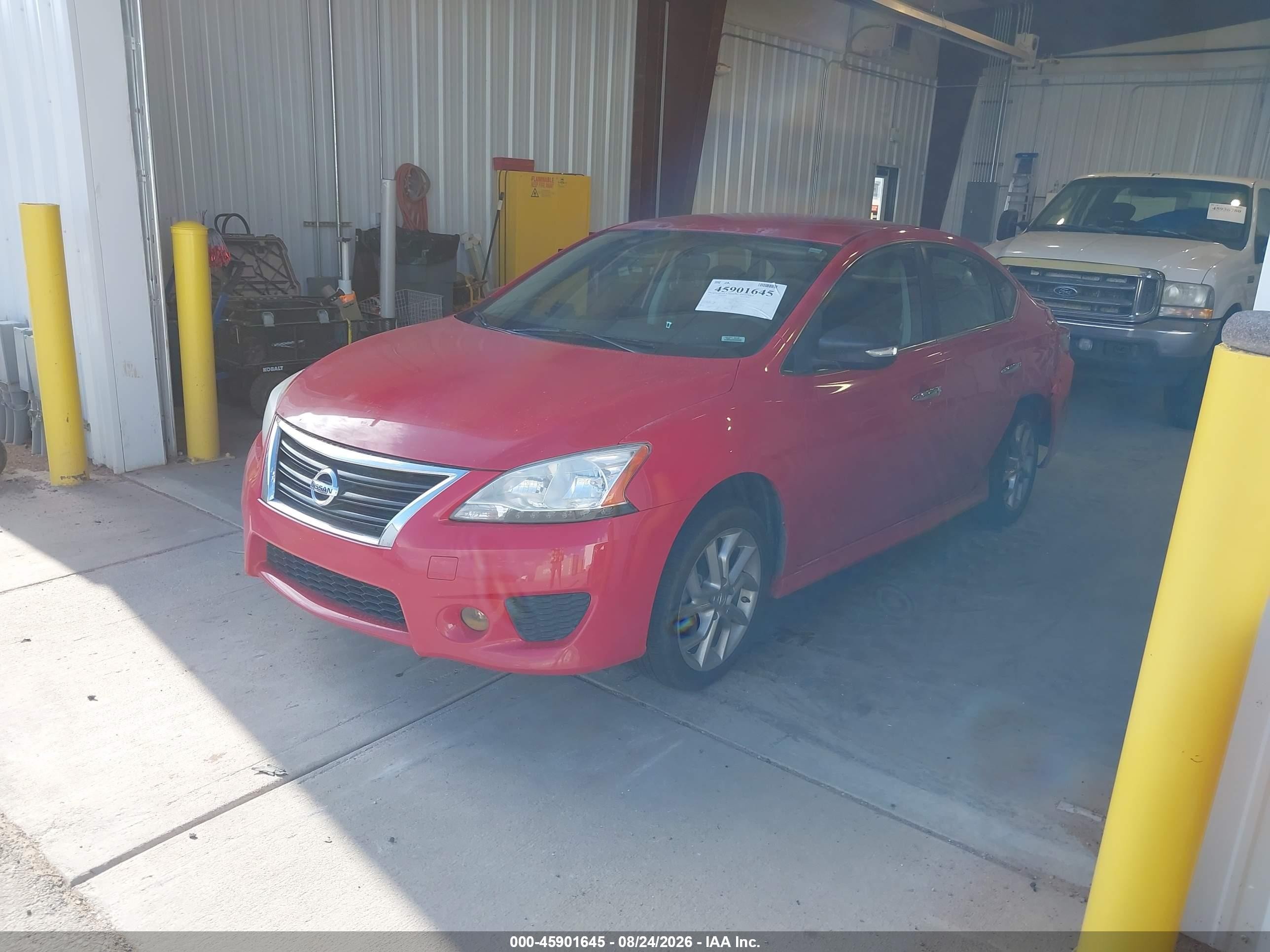 2015 Nissan Sentra Sr Red vin: 3N1AB7AP1FY314101
