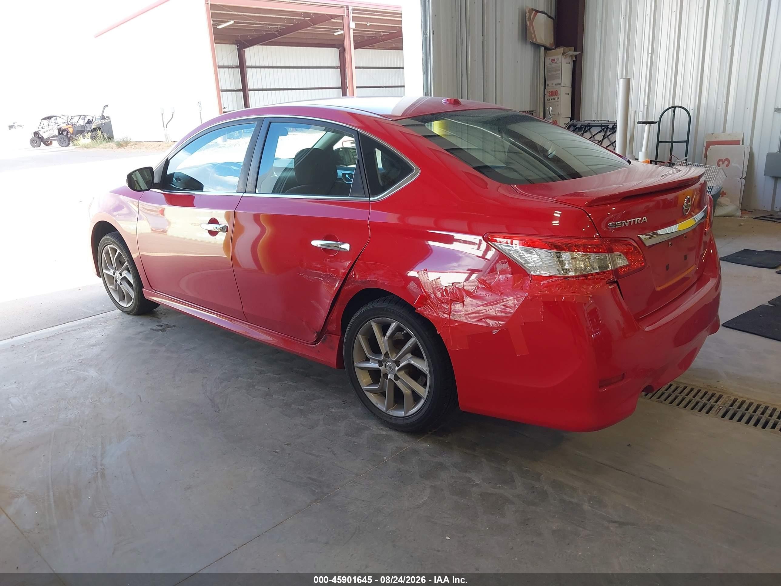 2015 Nissan Sentra Sr Red vin: 3N1AB7AP1FY314101