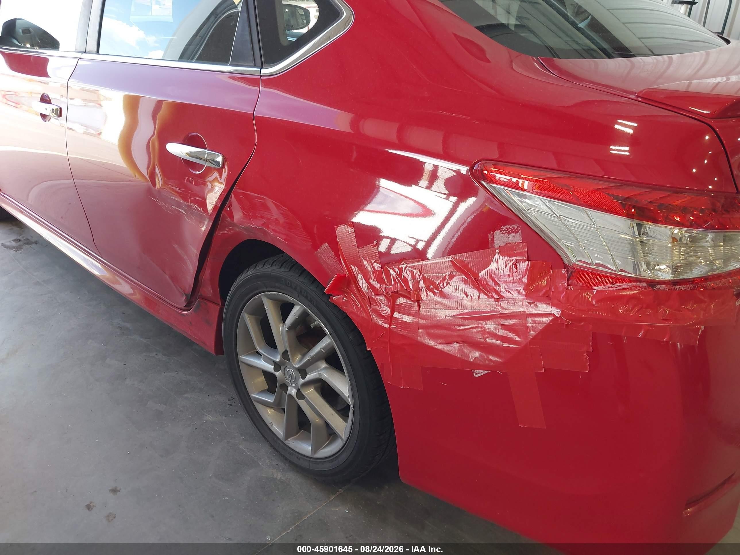 2015 Nissan Sentra Sr Red vin: 3N1AB7AP1FY314101