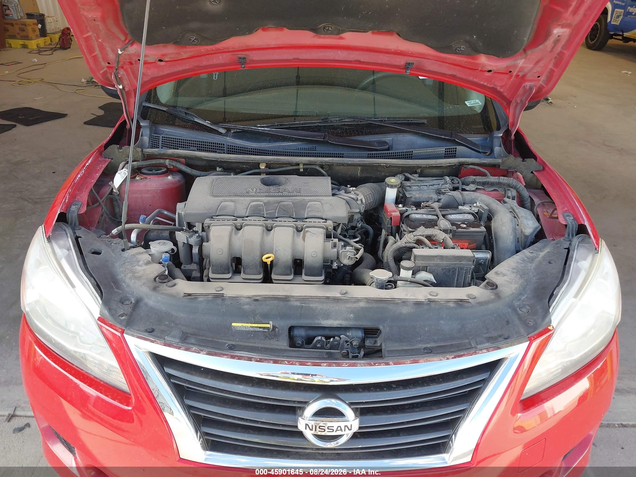 2015 Nissan Sentra Sr Red vin: 3N1AB7AP1FY314101