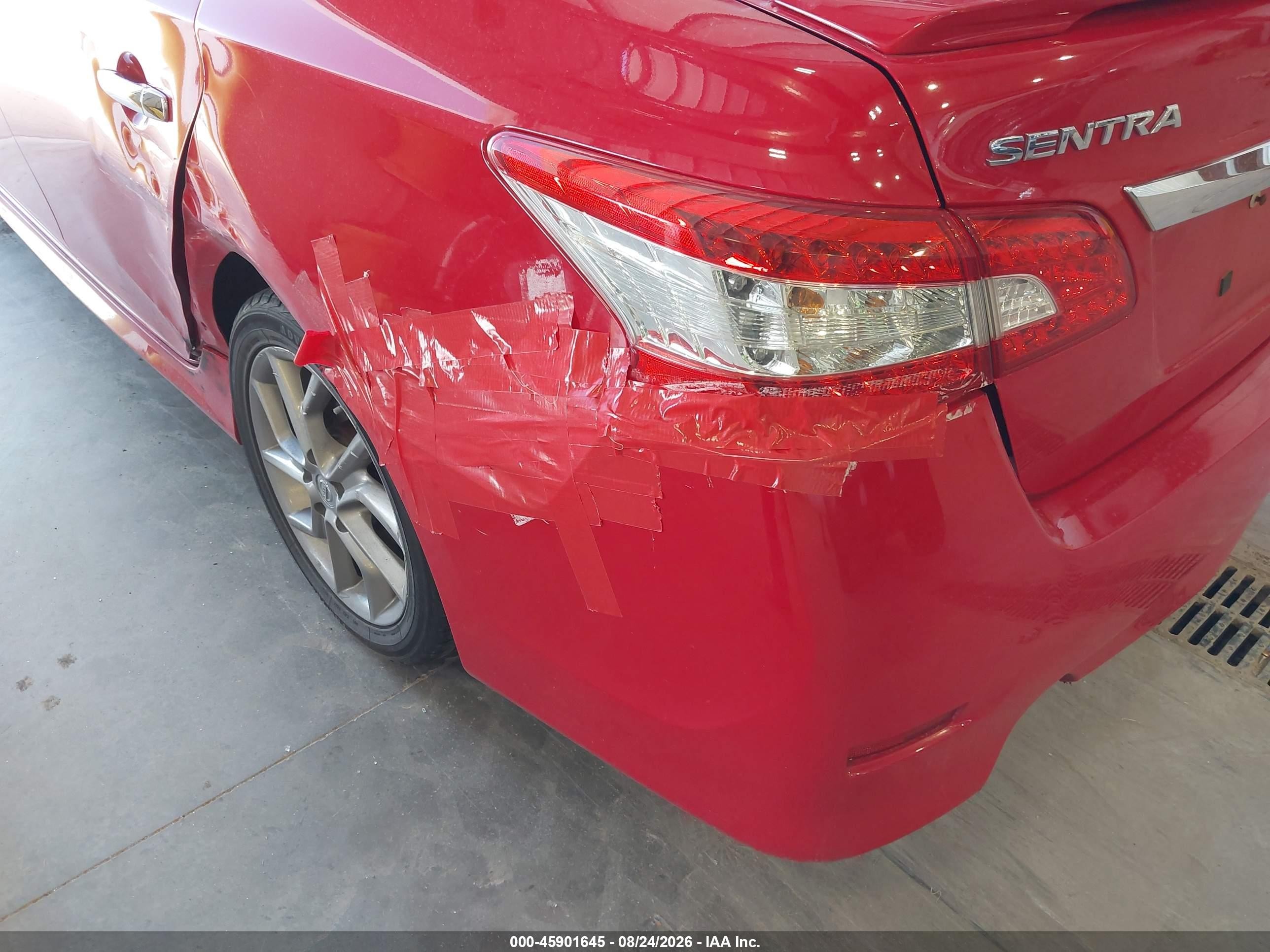 2015 Nissan Sentra Sr Red vin: 3N1AB7AP1FY314101