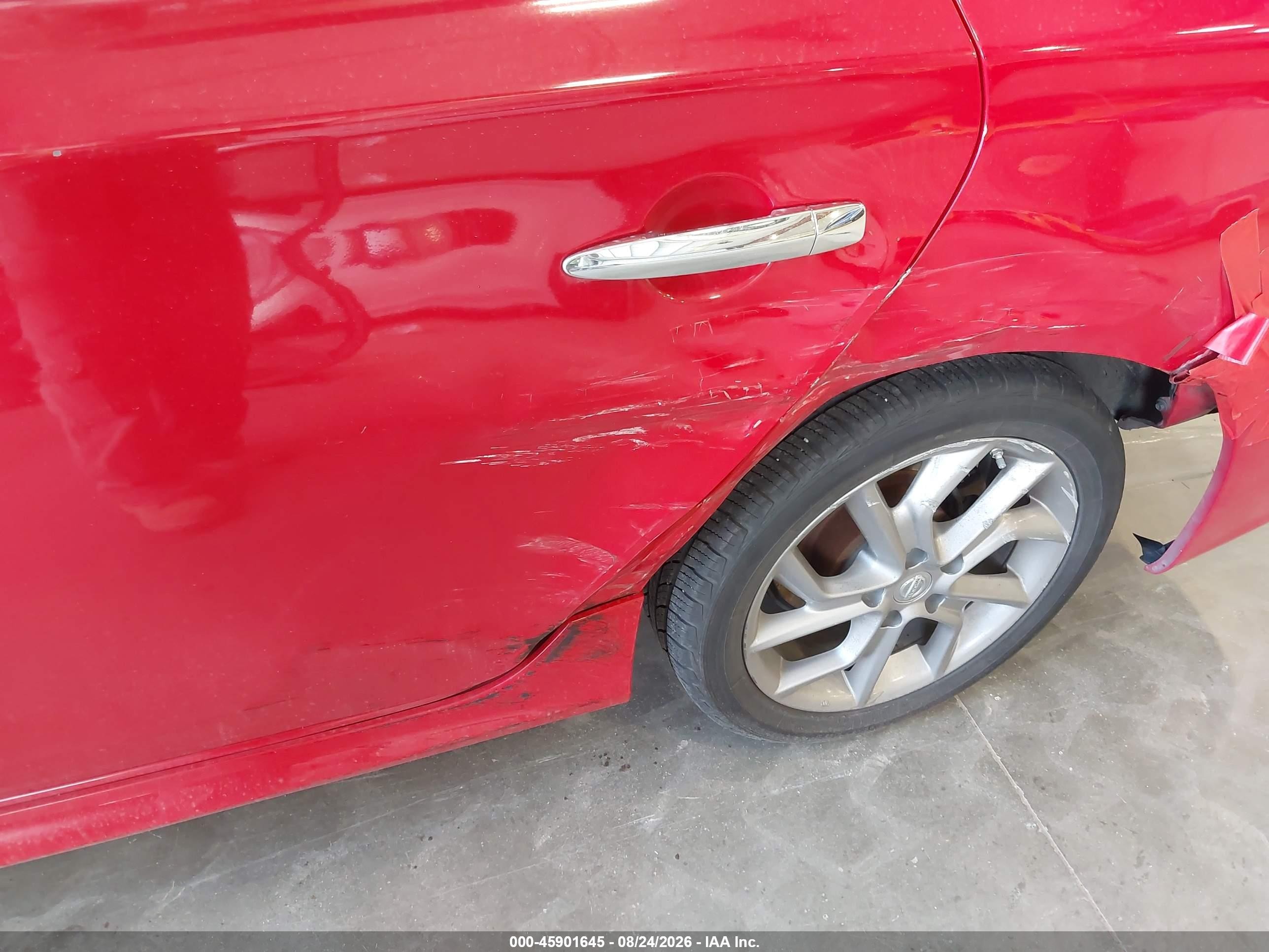 2015 Nissan Sentra Sr Red vin: 3N1AB7AP1FY314101