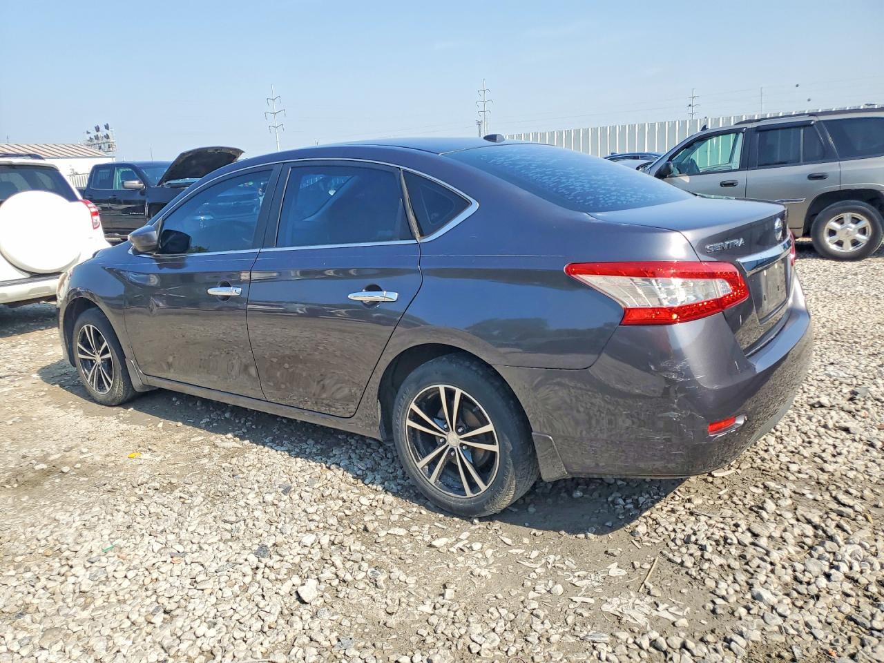 2015 Nissan Sentra Sv Gray vin: 3N1AB7AP1FY315524