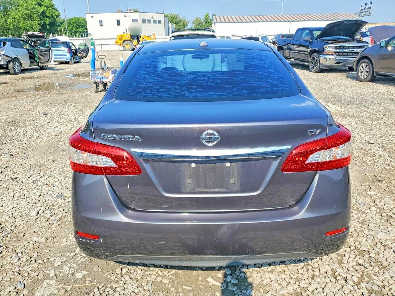2015 Nissan Sentra Sv Gray vin: 3N1AB7AP1FY315524