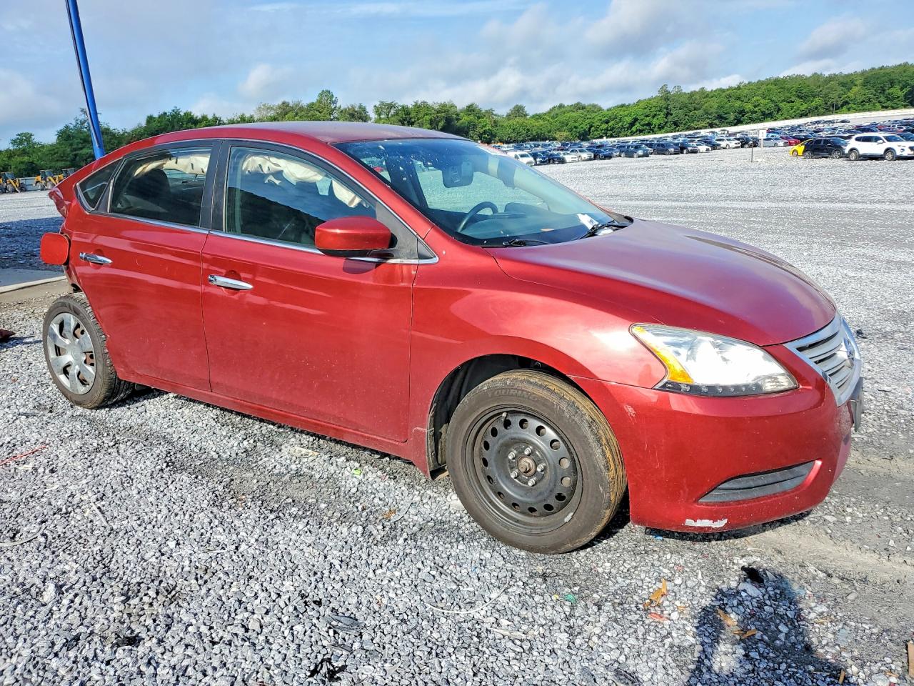 2015 Nissan Sentra Sv Red vin: 3N1AB7AP1FY318746