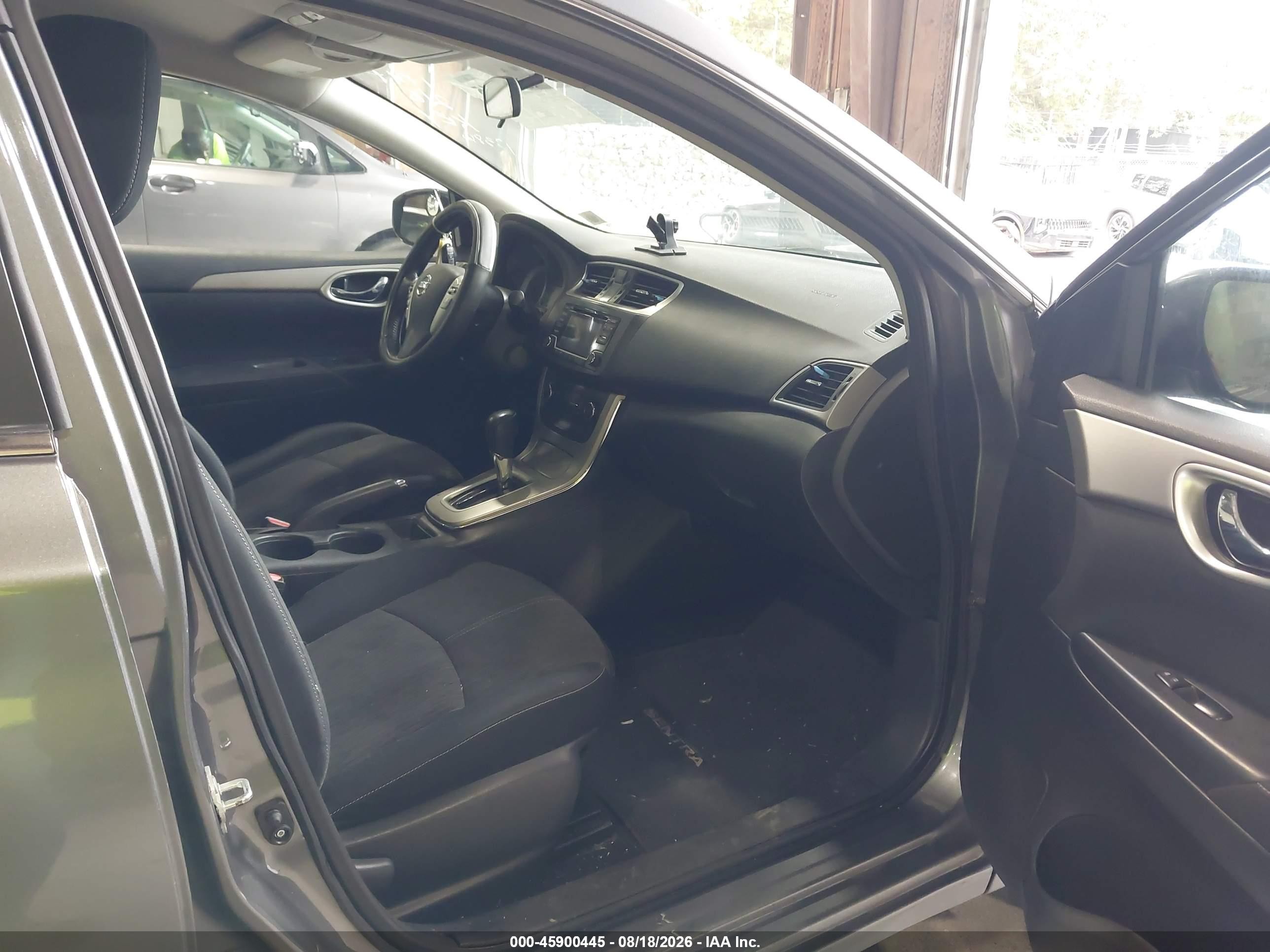 2015 Nissan Sentra Sv Gray vin: 3N1AB7AP1FY321257