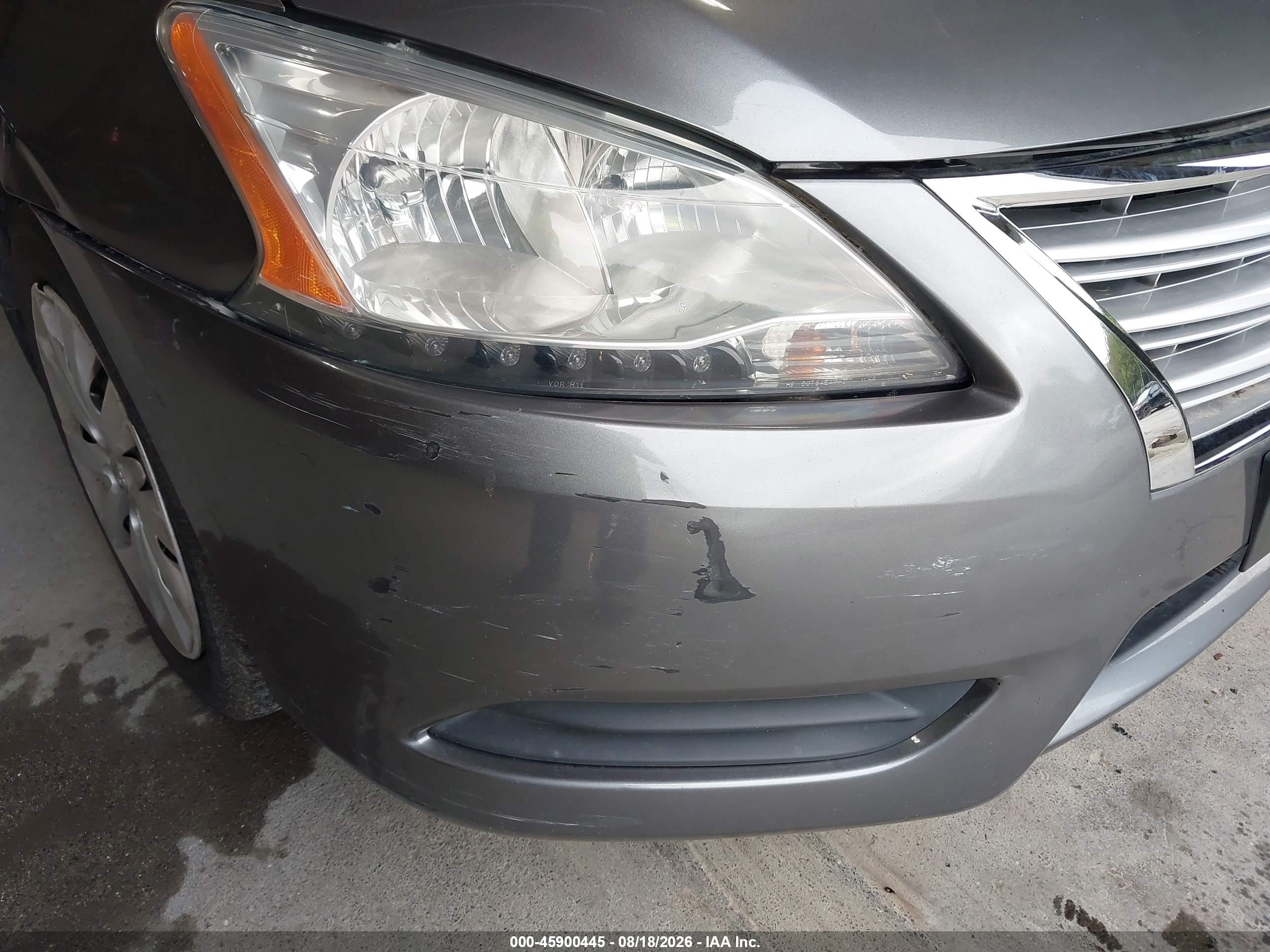 2015 Nissan Sentra Sv Gray vin: 3N1AB7AP1FY321257