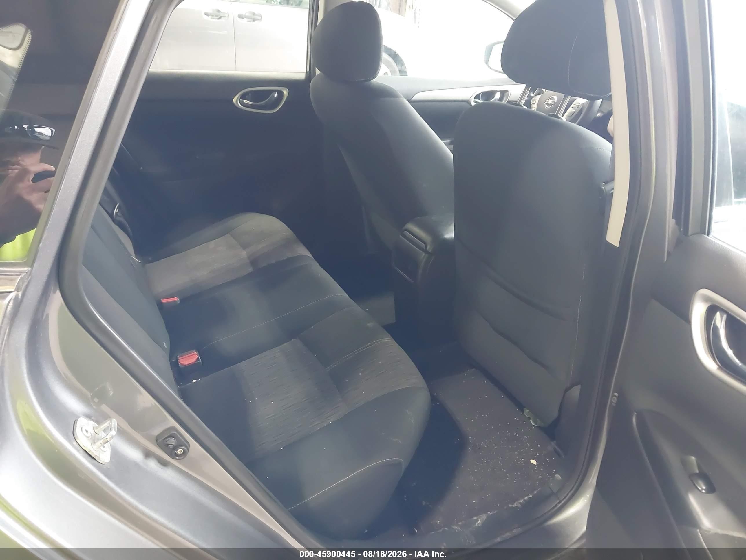 2015 Nissan Sentra Sv Gray vin: 3N1AB7AP1FY321257