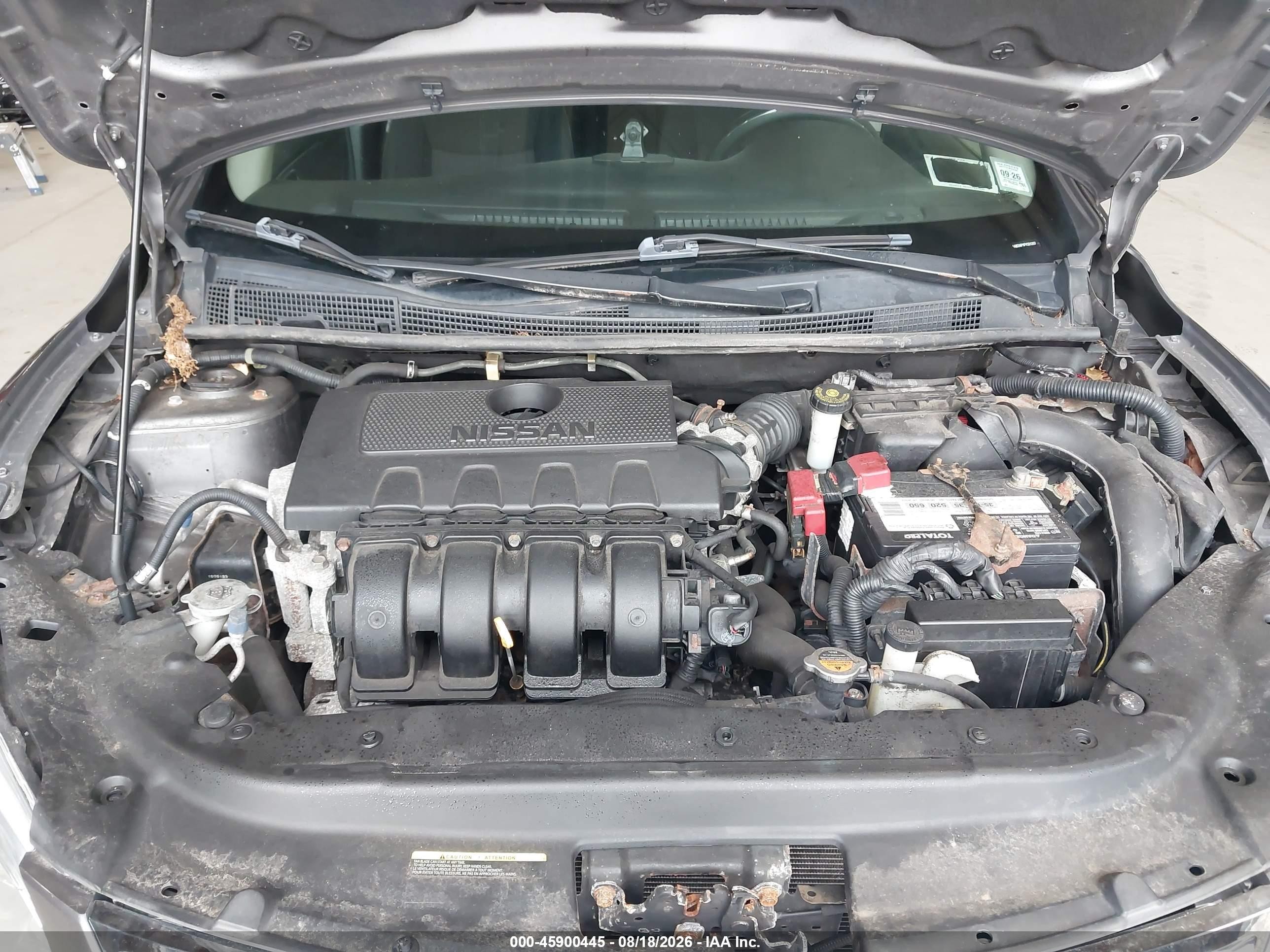 2015 Nissan Sentra Sv Gray vin: 3N1AB7AP1FY321257