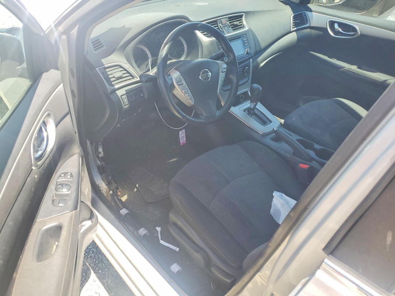 2015 Nissan Sentra Sv Silver vin: 3N1AB7AP1FY323610