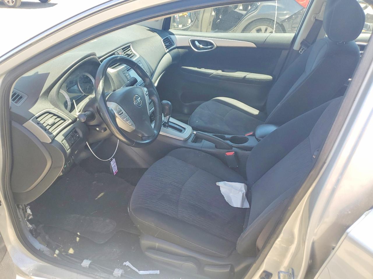 2015 Nissan Sentra Sv Silver vin: 3N1AB7AP1FY323610