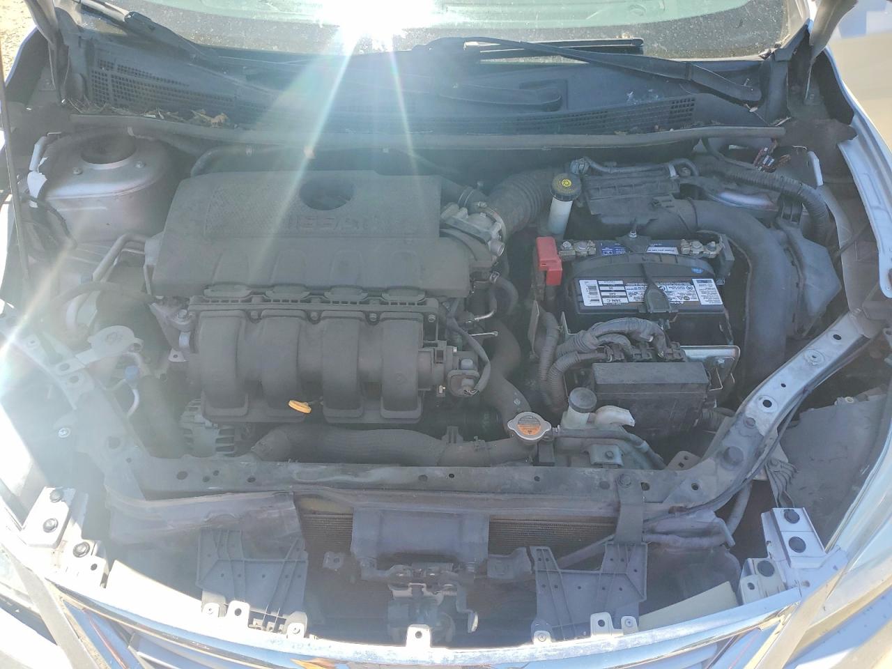 2015 Nissan Sentra Sv Silver vin: 3N1AB7AP1FY323610