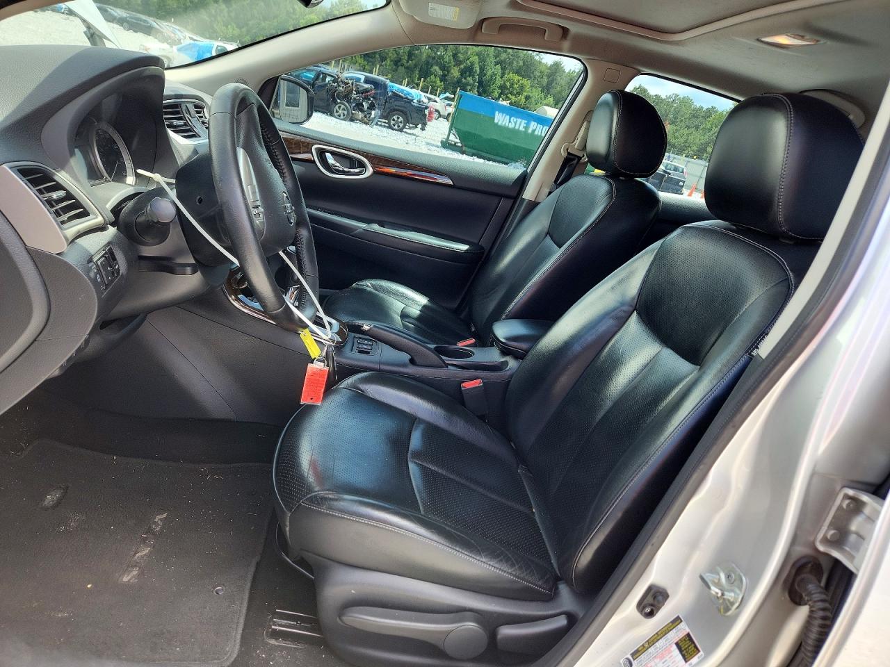2015 Nissan Sentra Sl Silver vin: 3N1AB7AP1FY330900