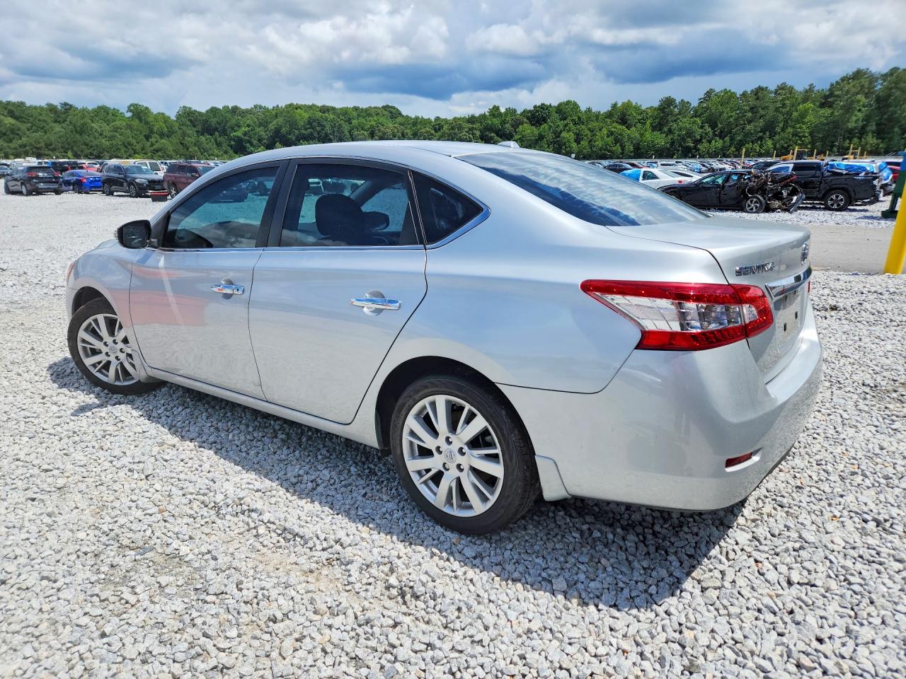 2015 Nissan Sentra Sl Silver vin: 3N1AB7AP1FY330900