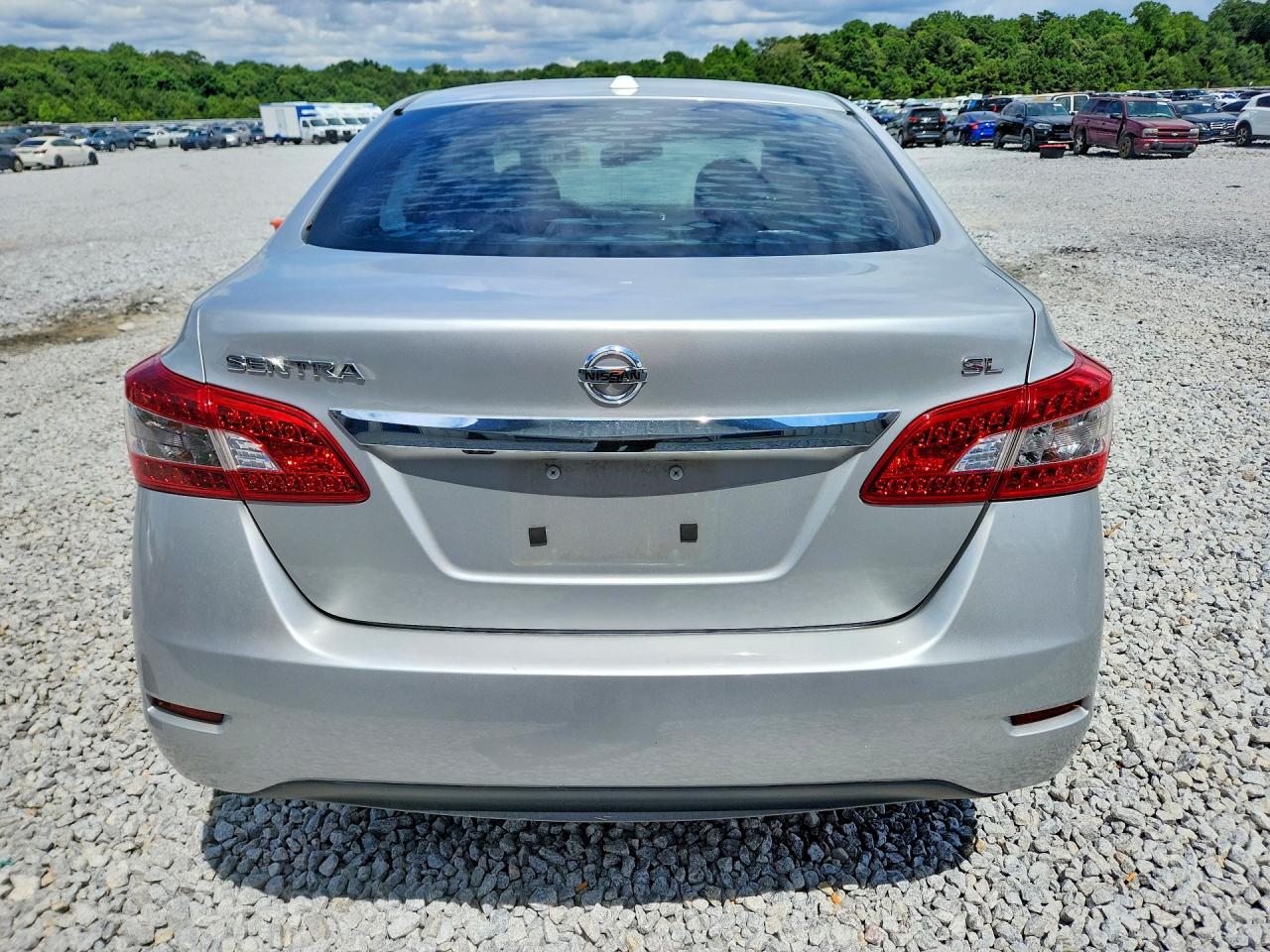 2015 Nissan Sentra Sl Silver vin: 3N1AB7AP1FY330900
