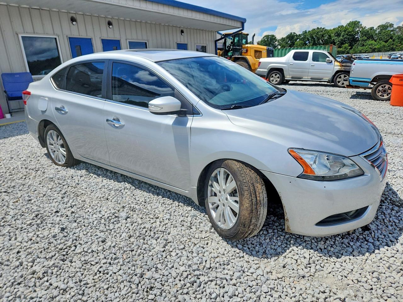 2015 Nissan Sentra Sl Silver vin: 3N1AB7AP1FY330900