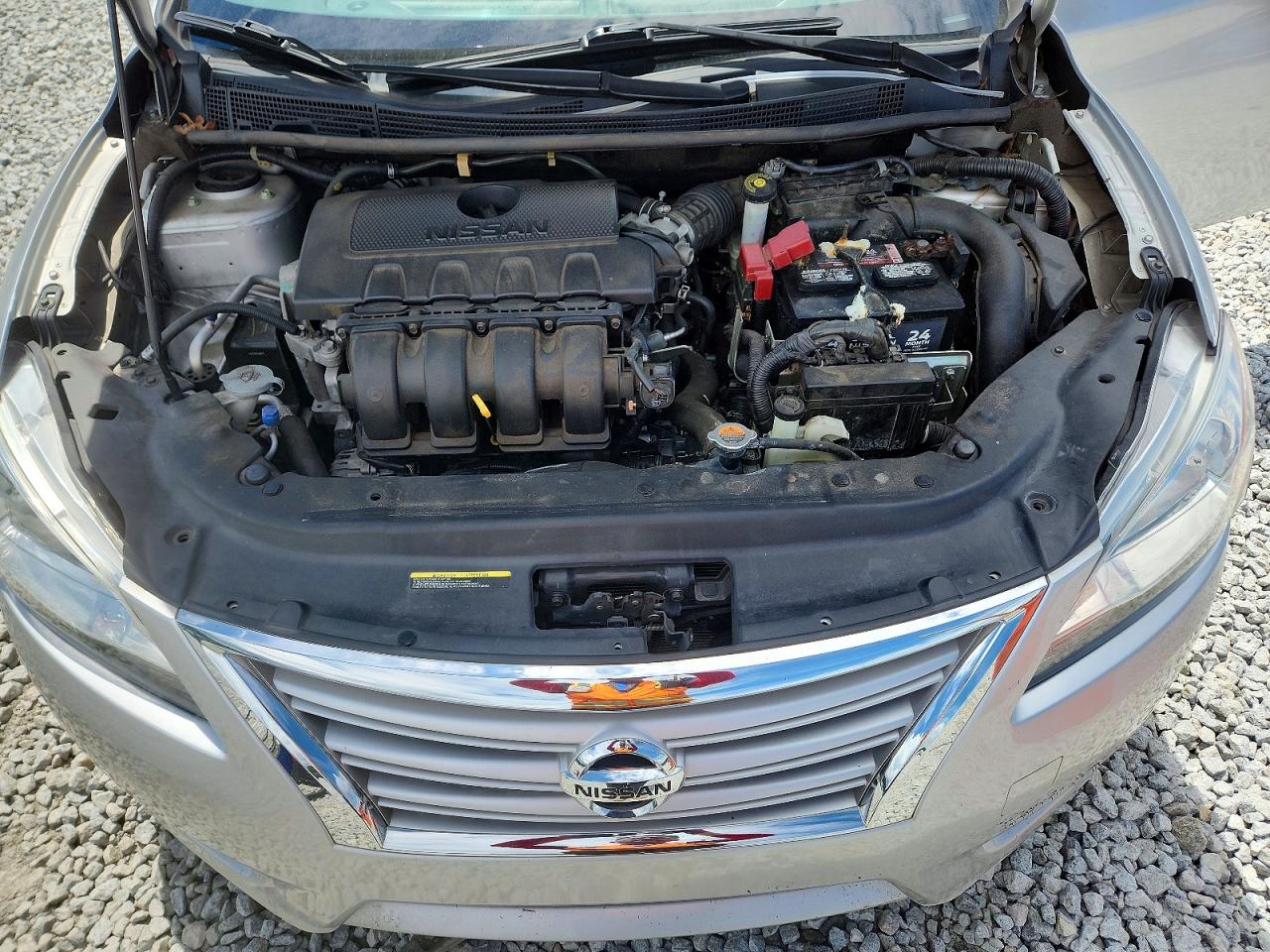 2015 Nissan Sentra Sl Silver vin: 3N1AB7AP1FY330900