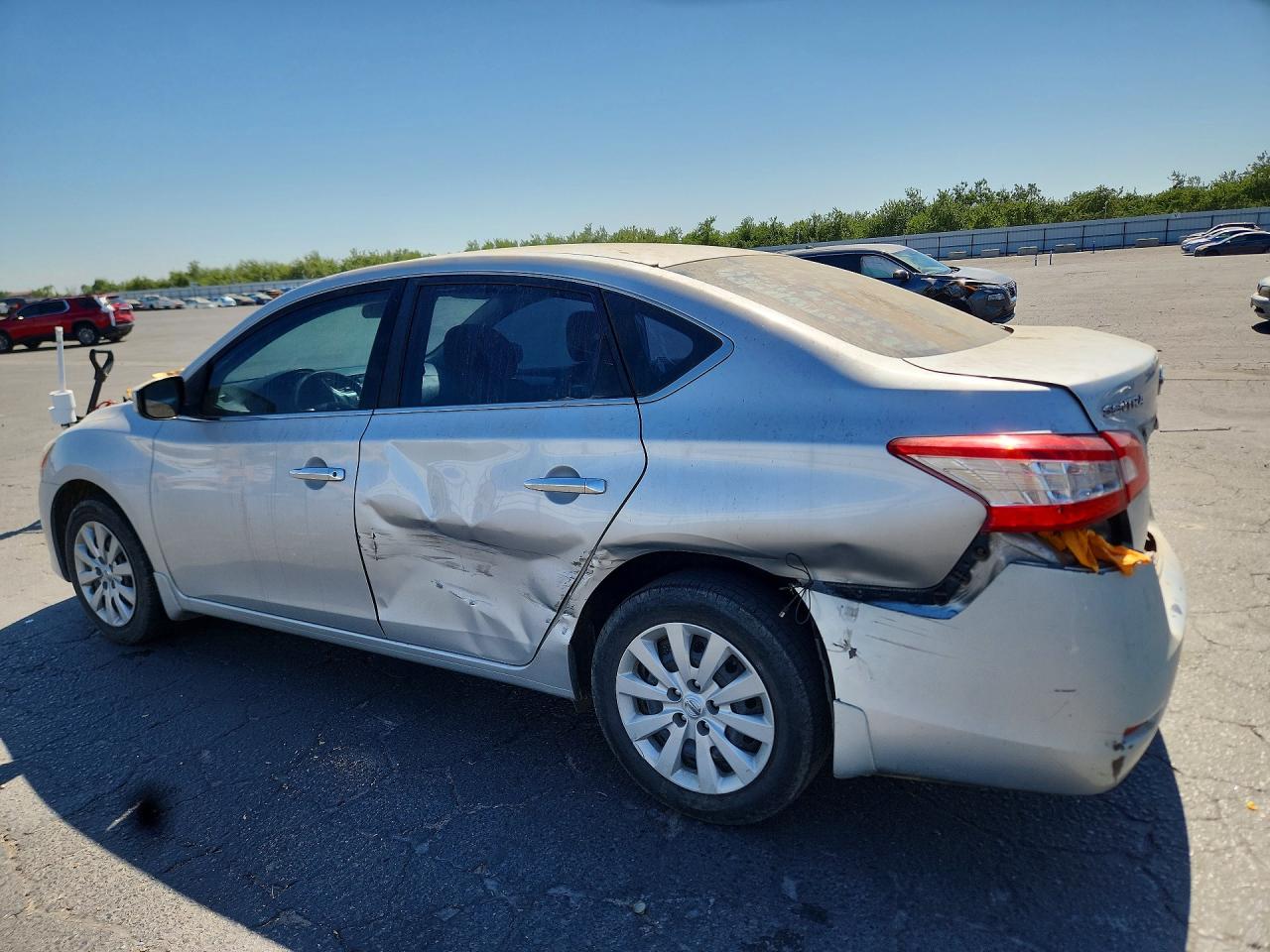 2015 Nissan Sentra S Silver vin: 3N1AB7AP1FY332680
