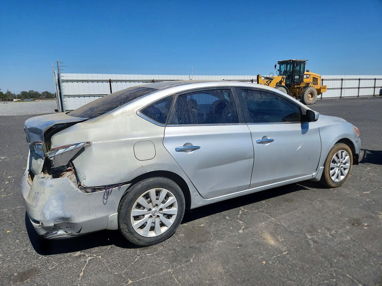 2015 Nissan Sentra S Silver vin: 3N1AB7AP1FY332680