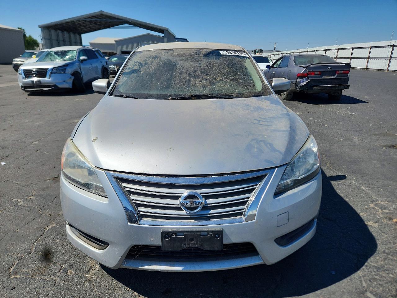 2015 Nissan Sentra S Silver vin: 3N1AB7AP1FY332680