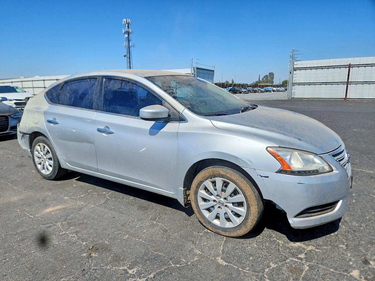 2015 Nissan Sentra S Silver vin: 3N1AB7AP1FY332680