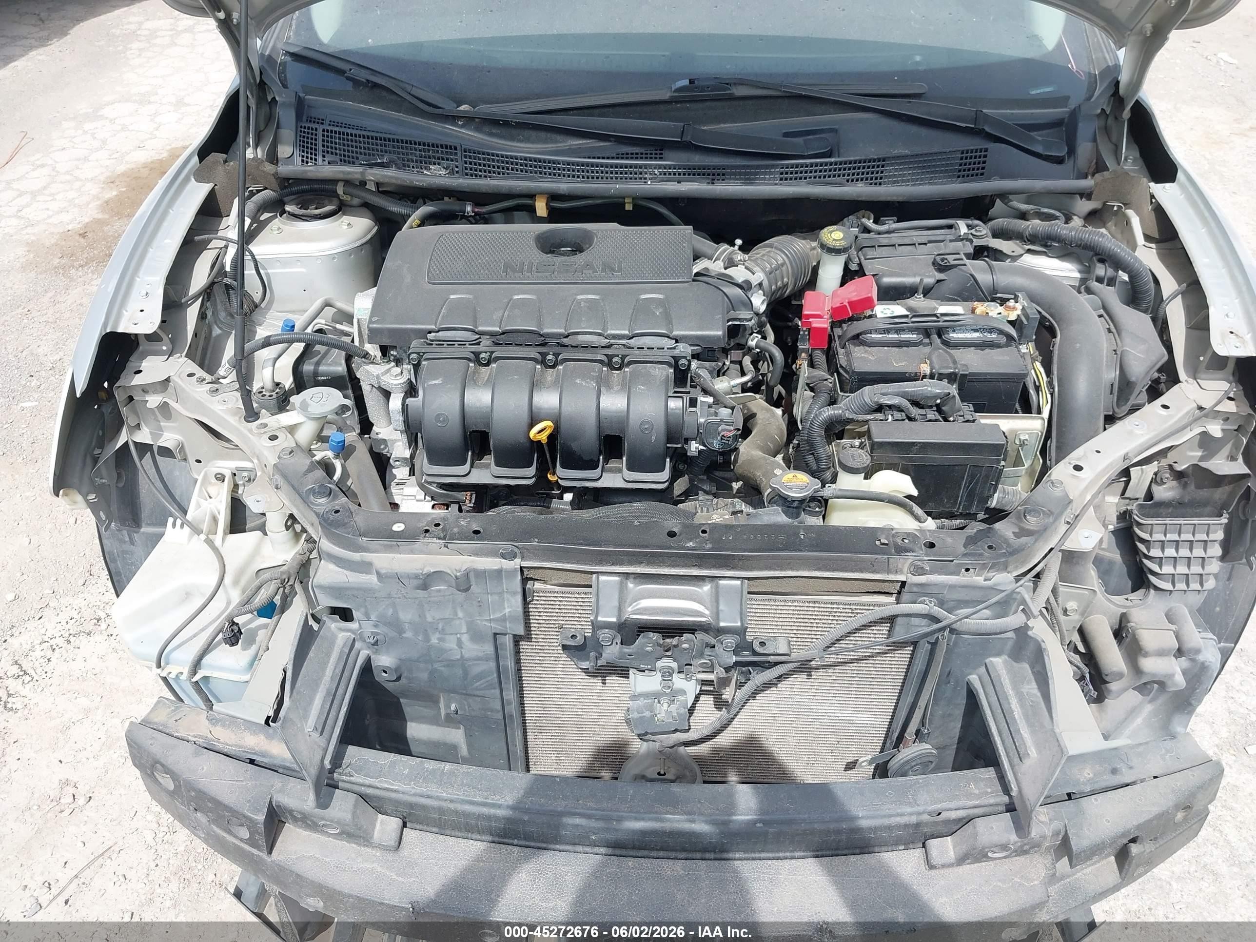 2015 Nissan Sentra Sv Silver vin: 3N1AB7AP1FY333022