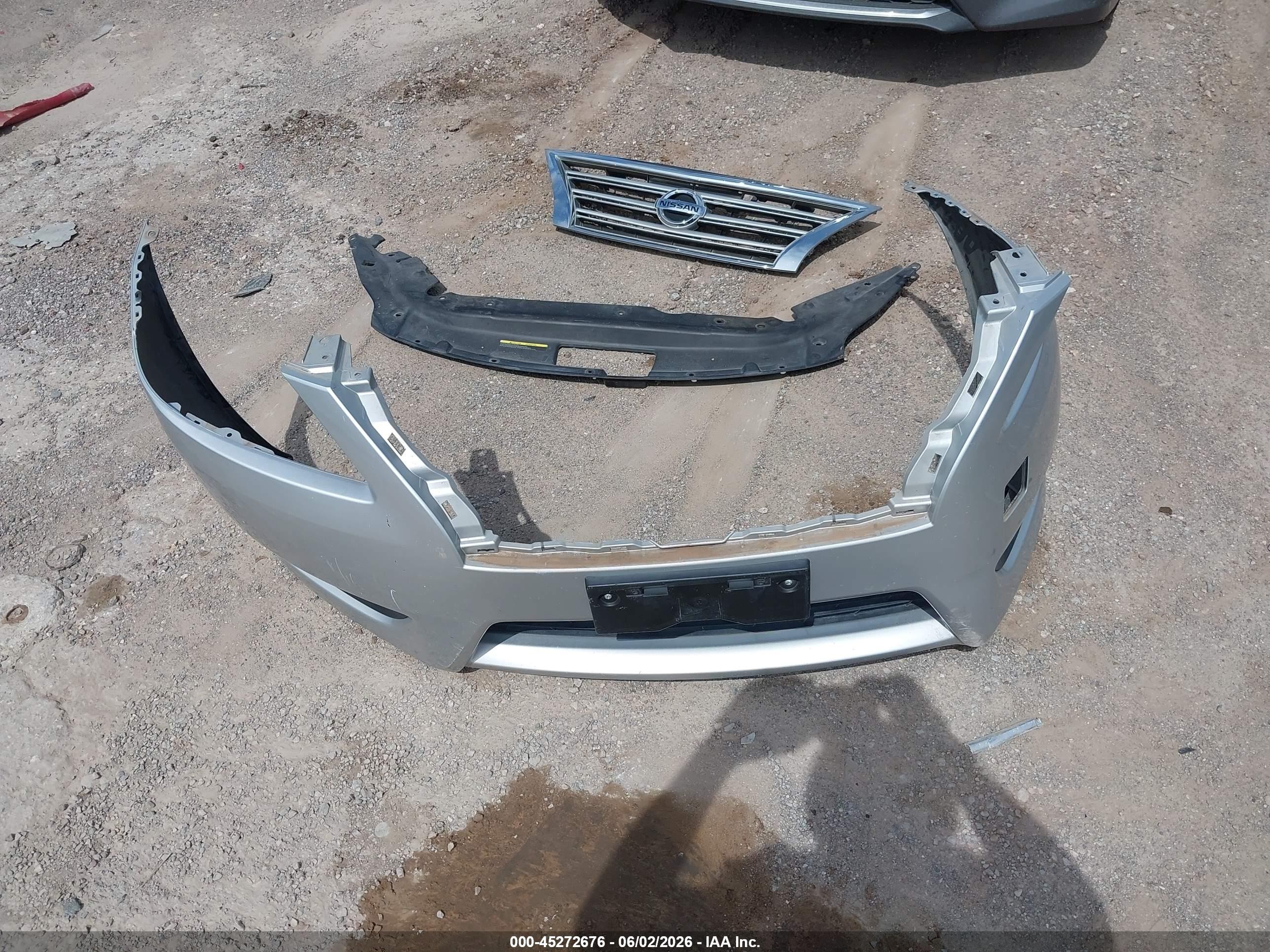 2015 Nissan Sentra Sv Silver vin: 3N1AB7AP1FY333022